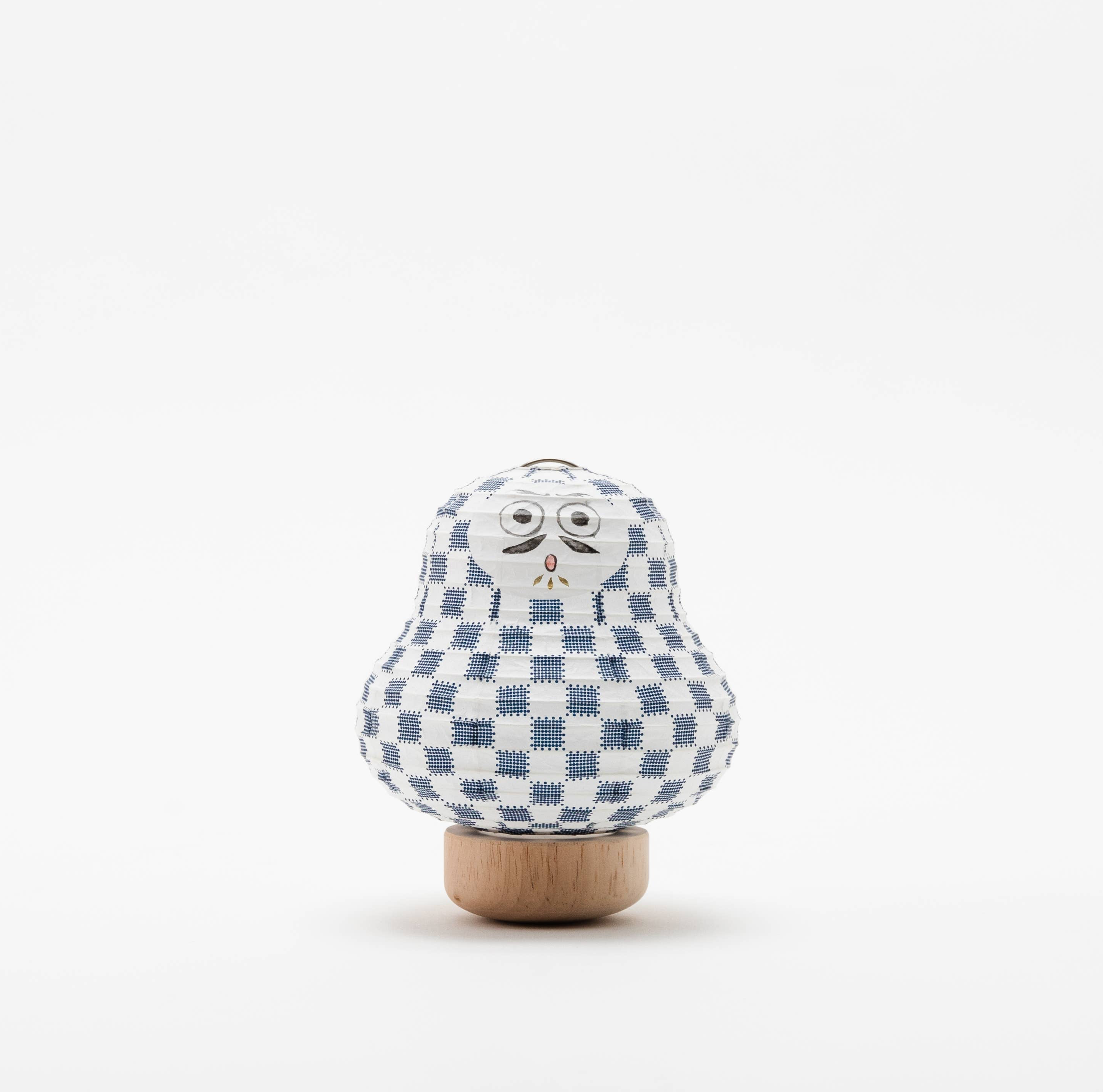 Mame cocolan lampe - Daruma i blå