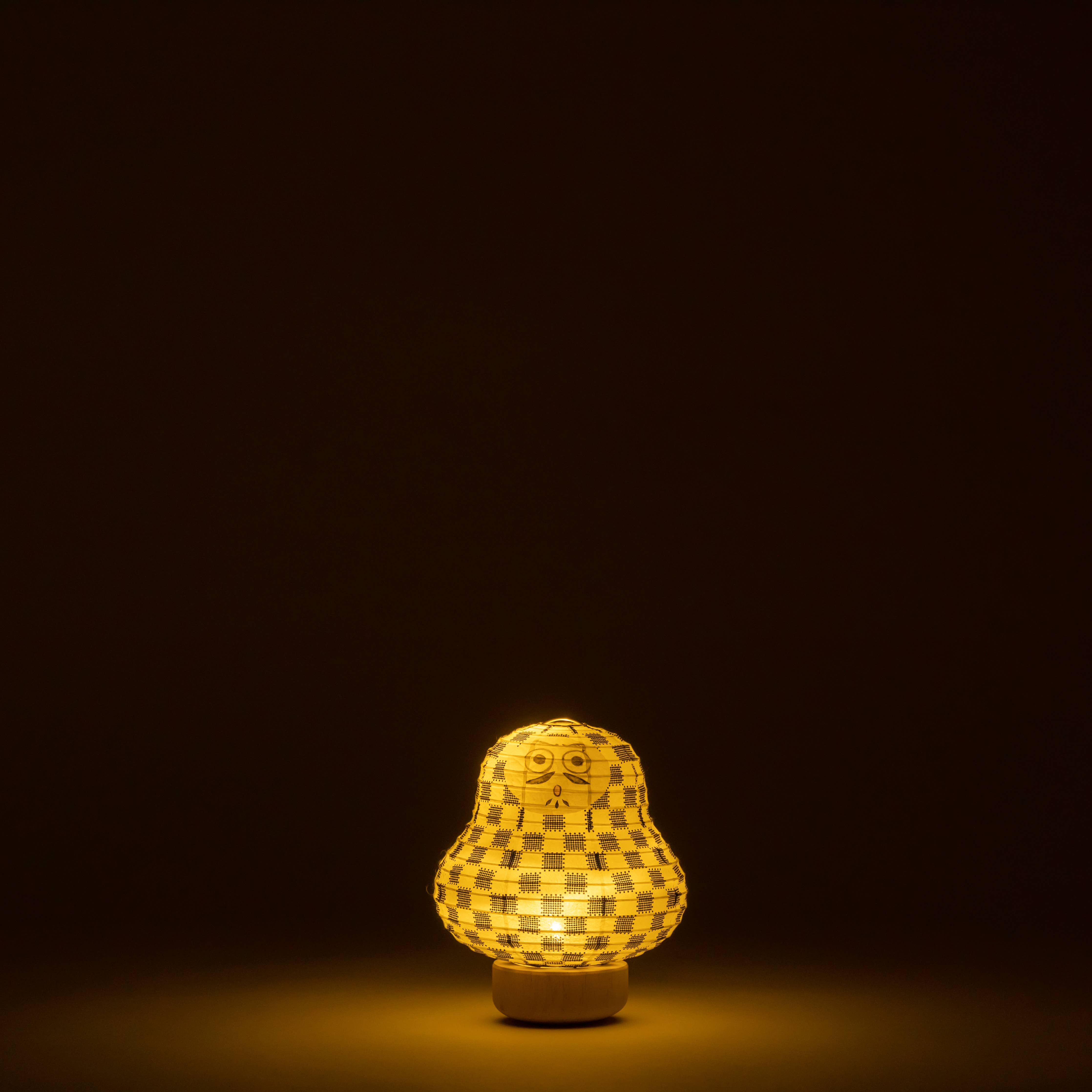 Mame cocolan lampe - Daruma i blå
