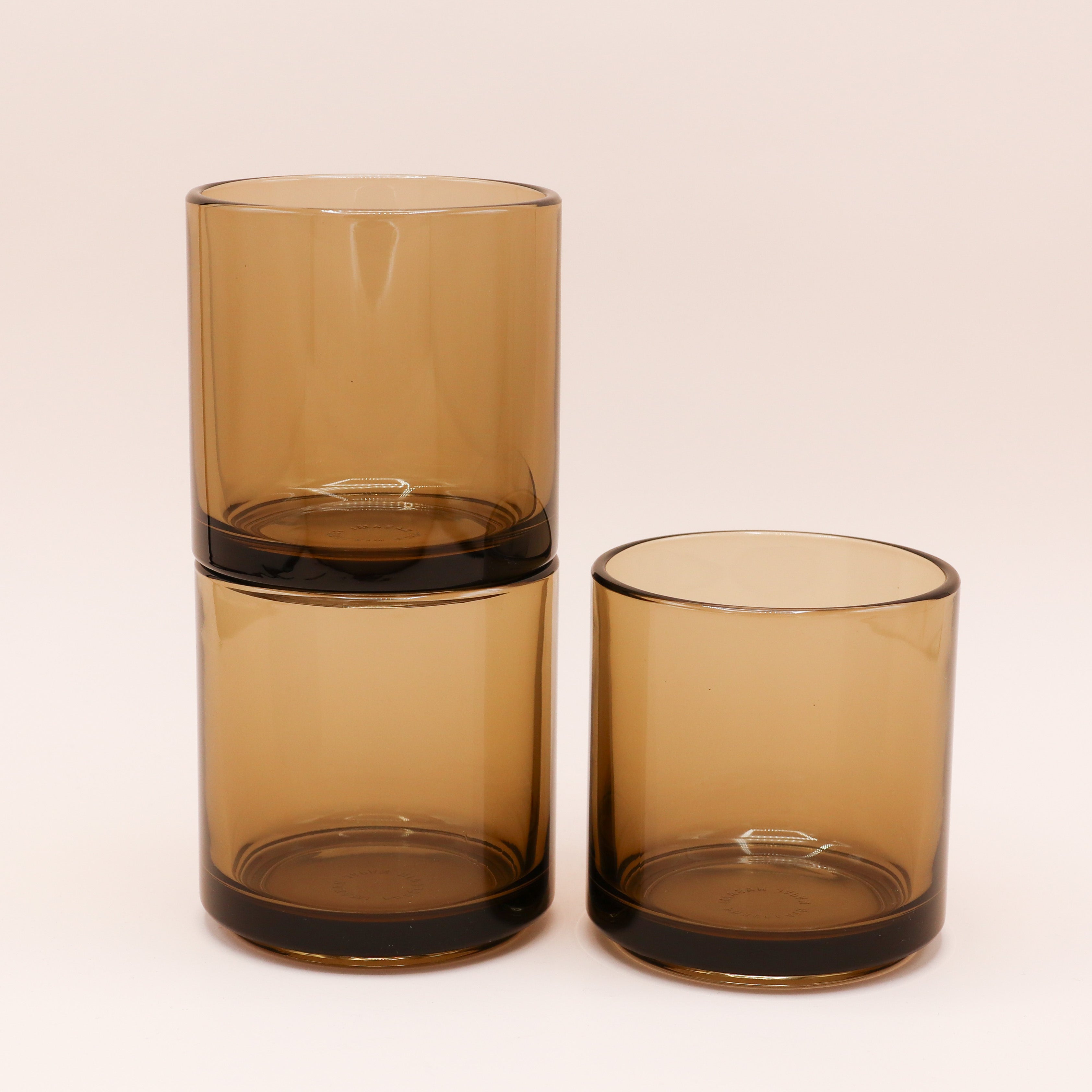 Hasami Porcelain - Stabelbare glas // Amber