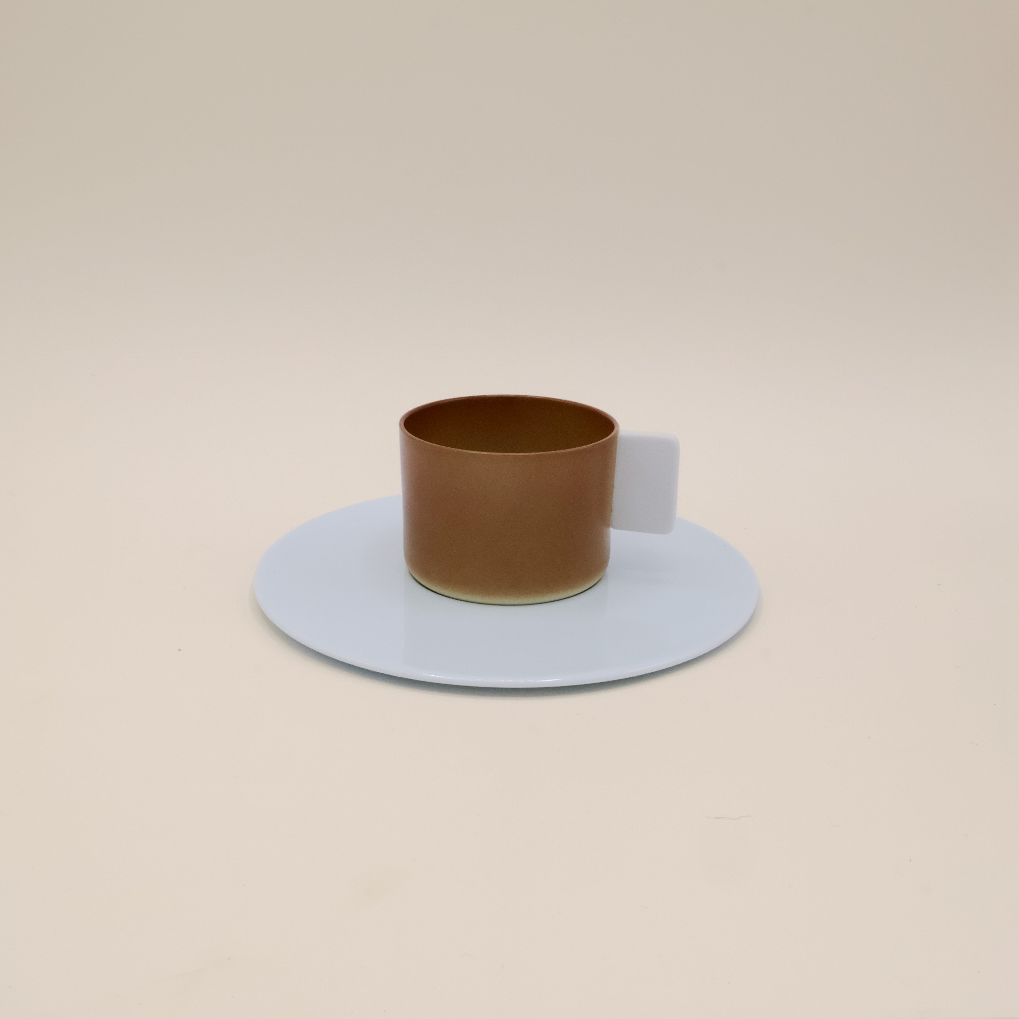 Arita - S&B Coffee Cup and Saucer Light Brown