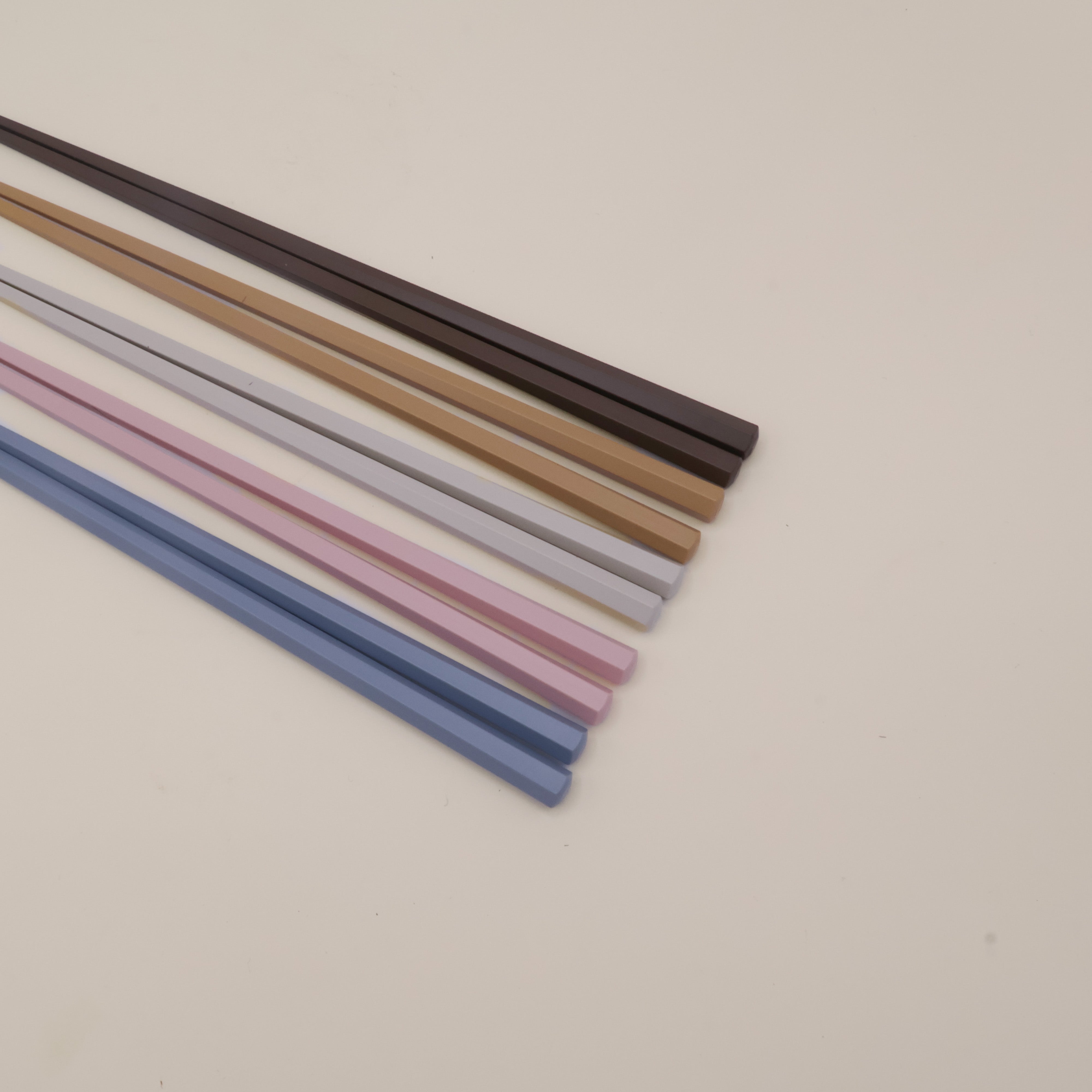 Chopsticks in muted colors