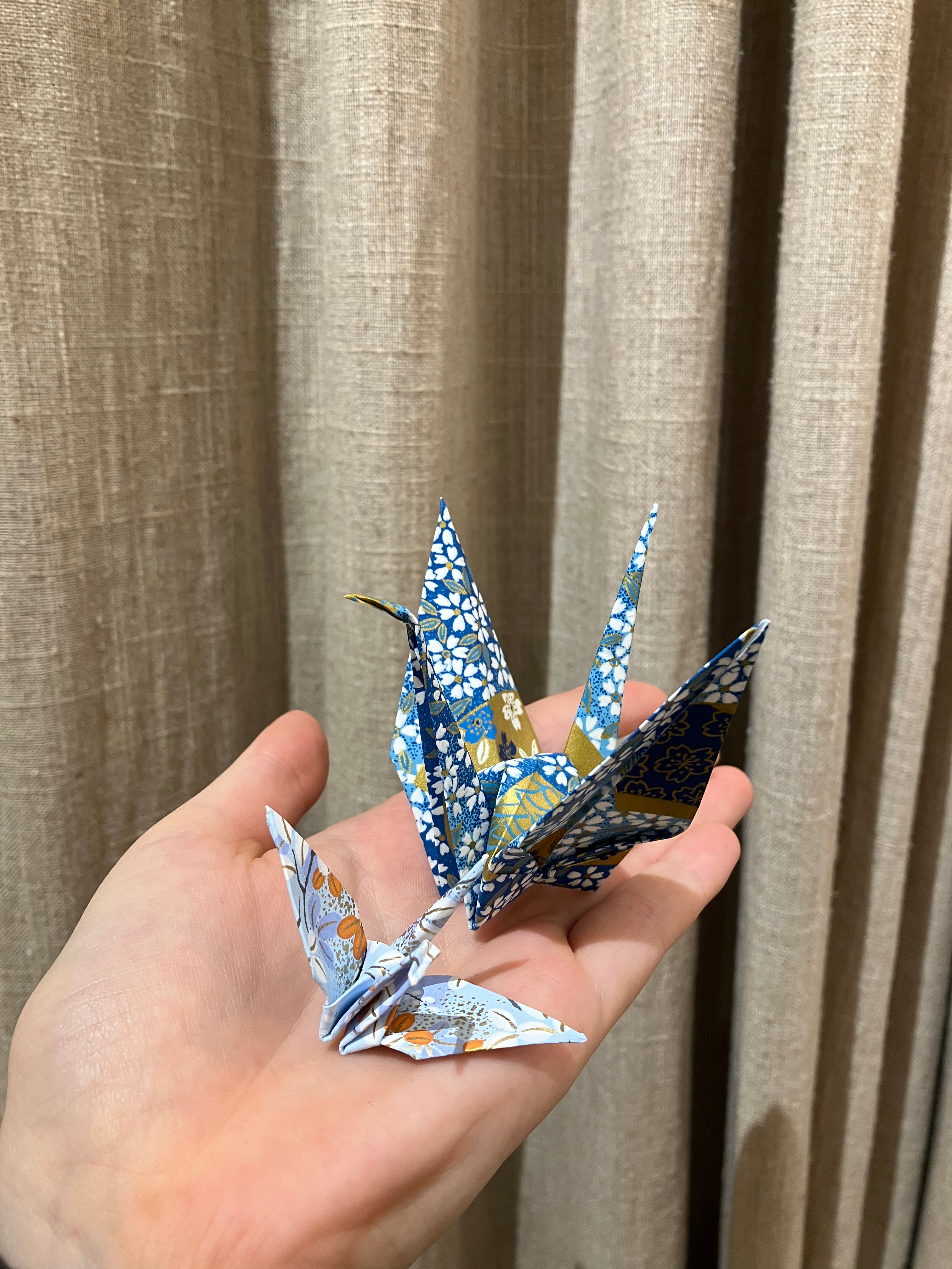 Stor pakke med japansk origami papir; 200 stk