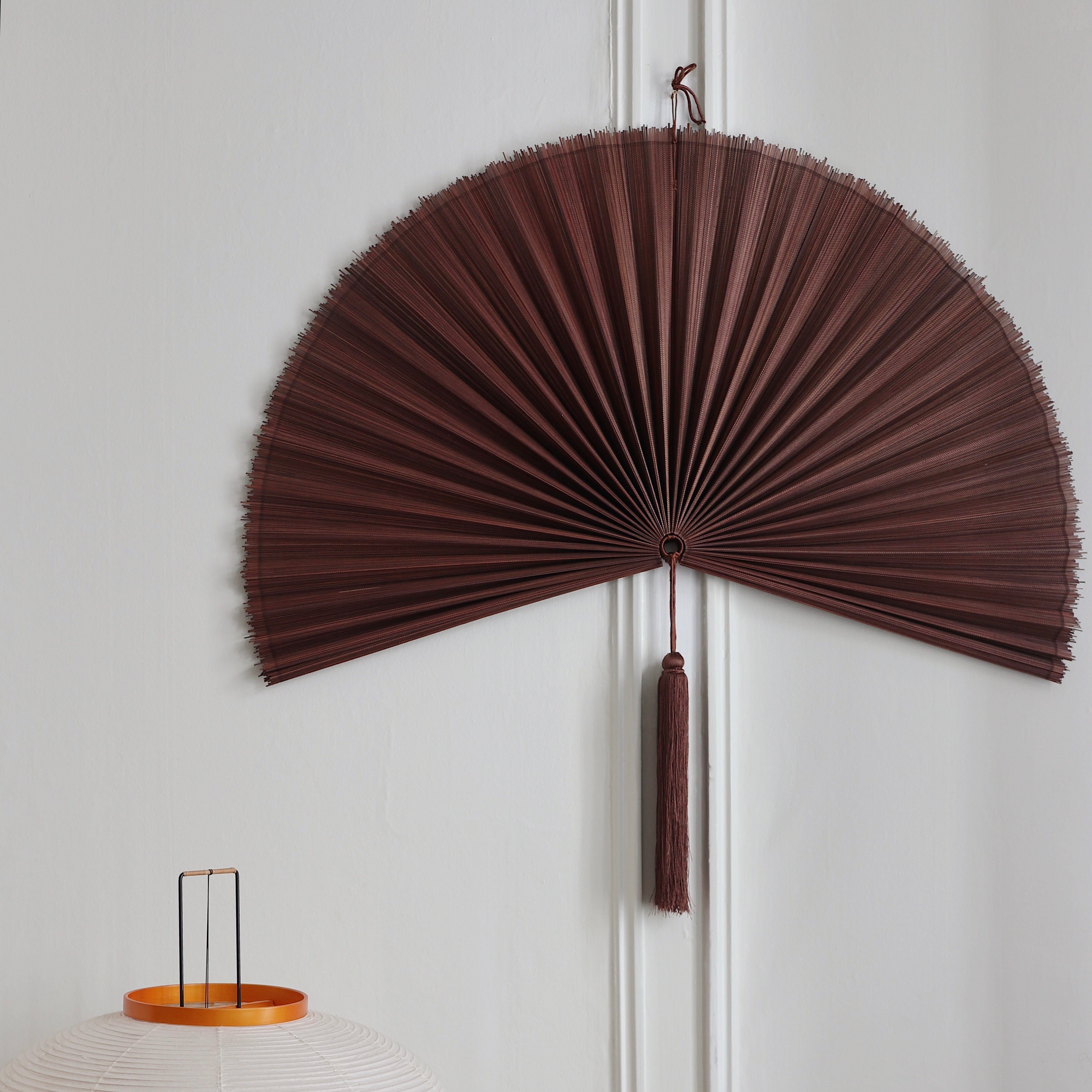 Yume fan - Chocolate brown