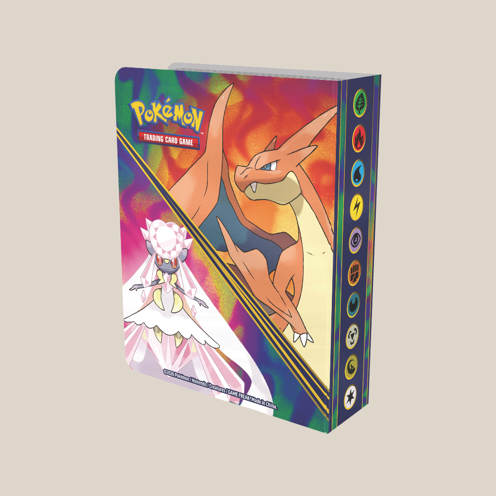Pokémon - Mega Evolution Mini Portfolio inkl. Phantasmal Flames Boosterpakke
