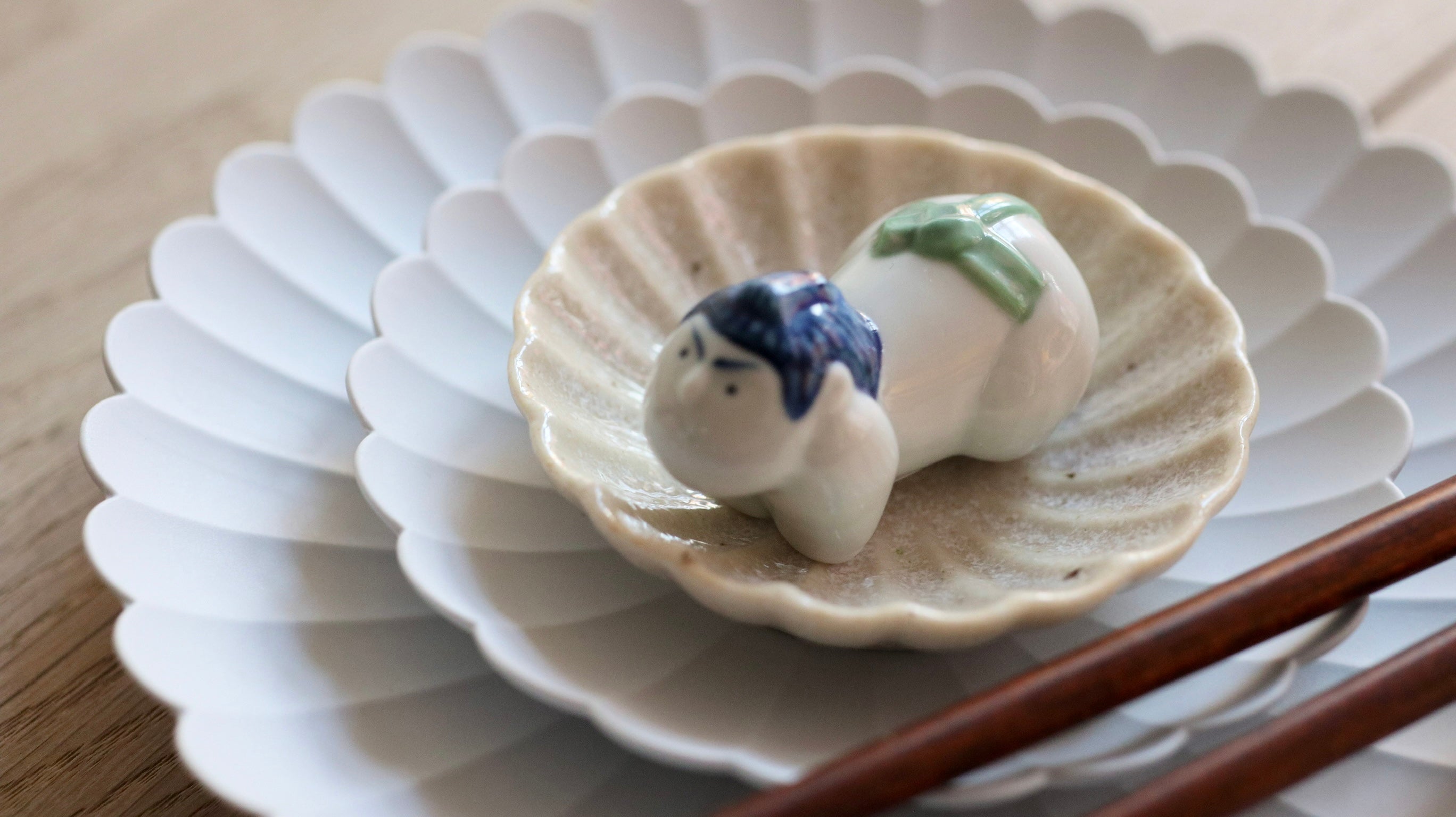 Chopstick holder - Sumo green