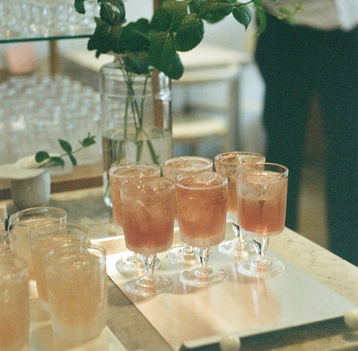 Facet Stem Glass 02 Set of two