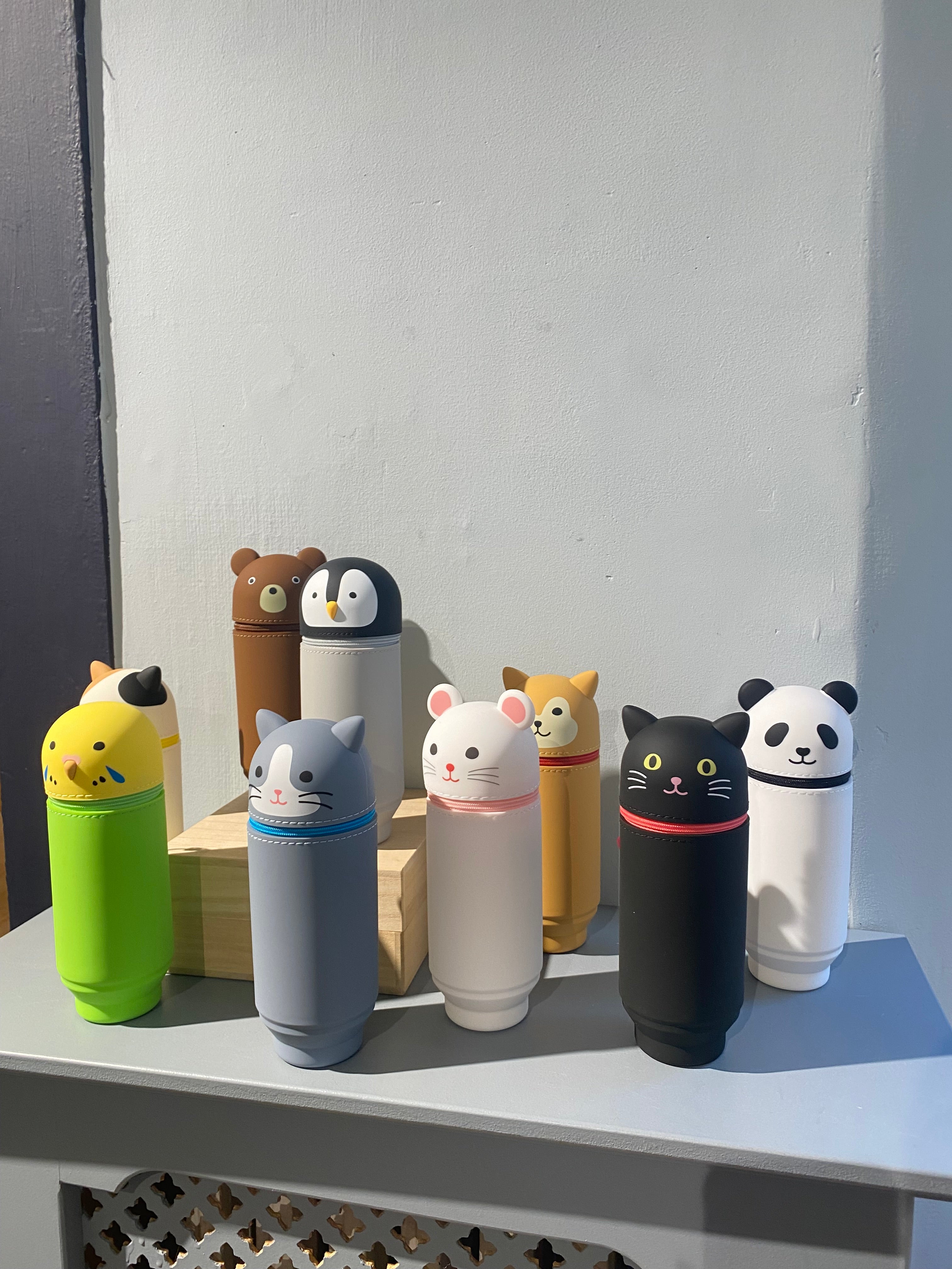 Pen houses with different animals