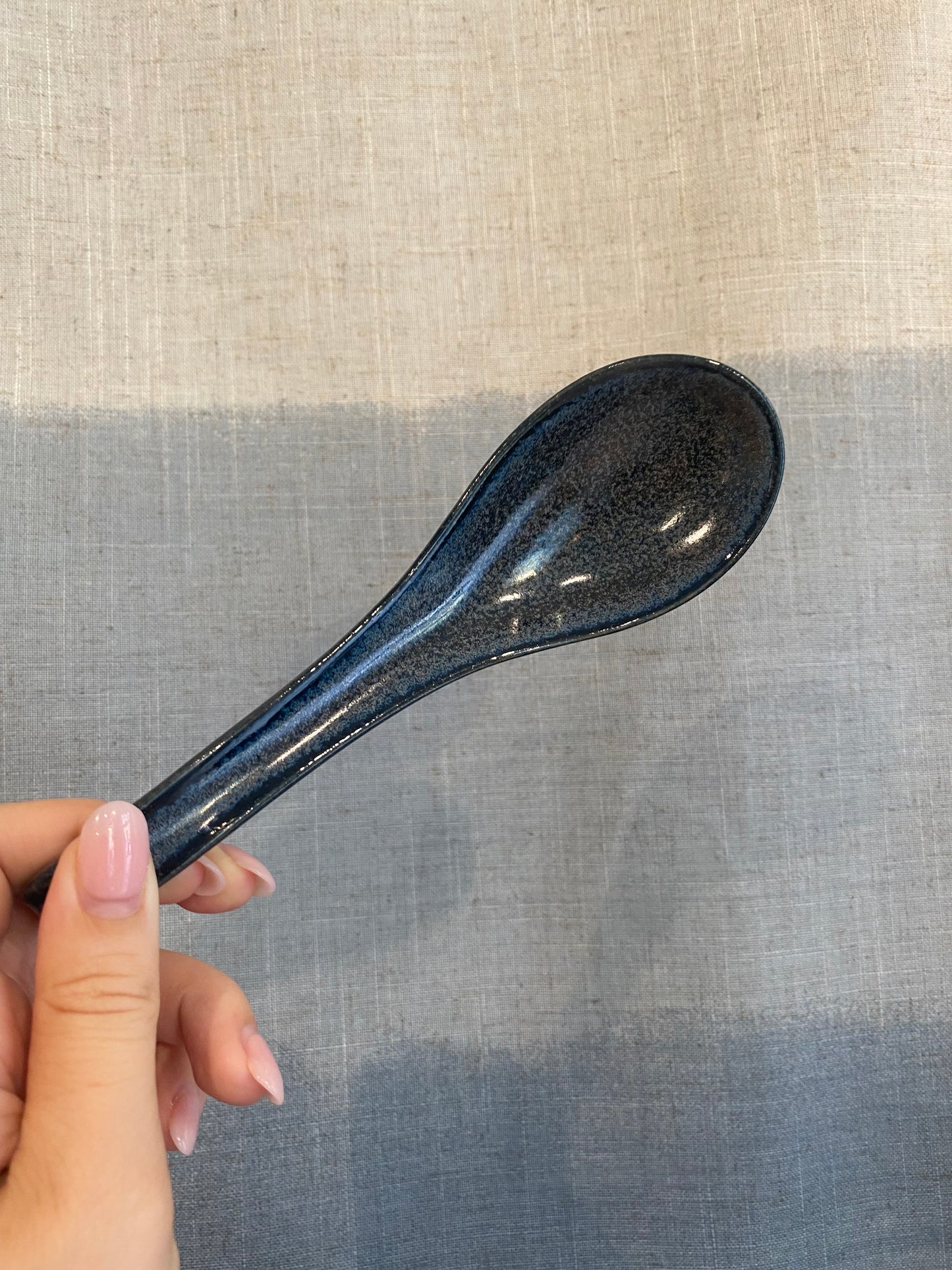Keramikske til Ramen mørkeblå