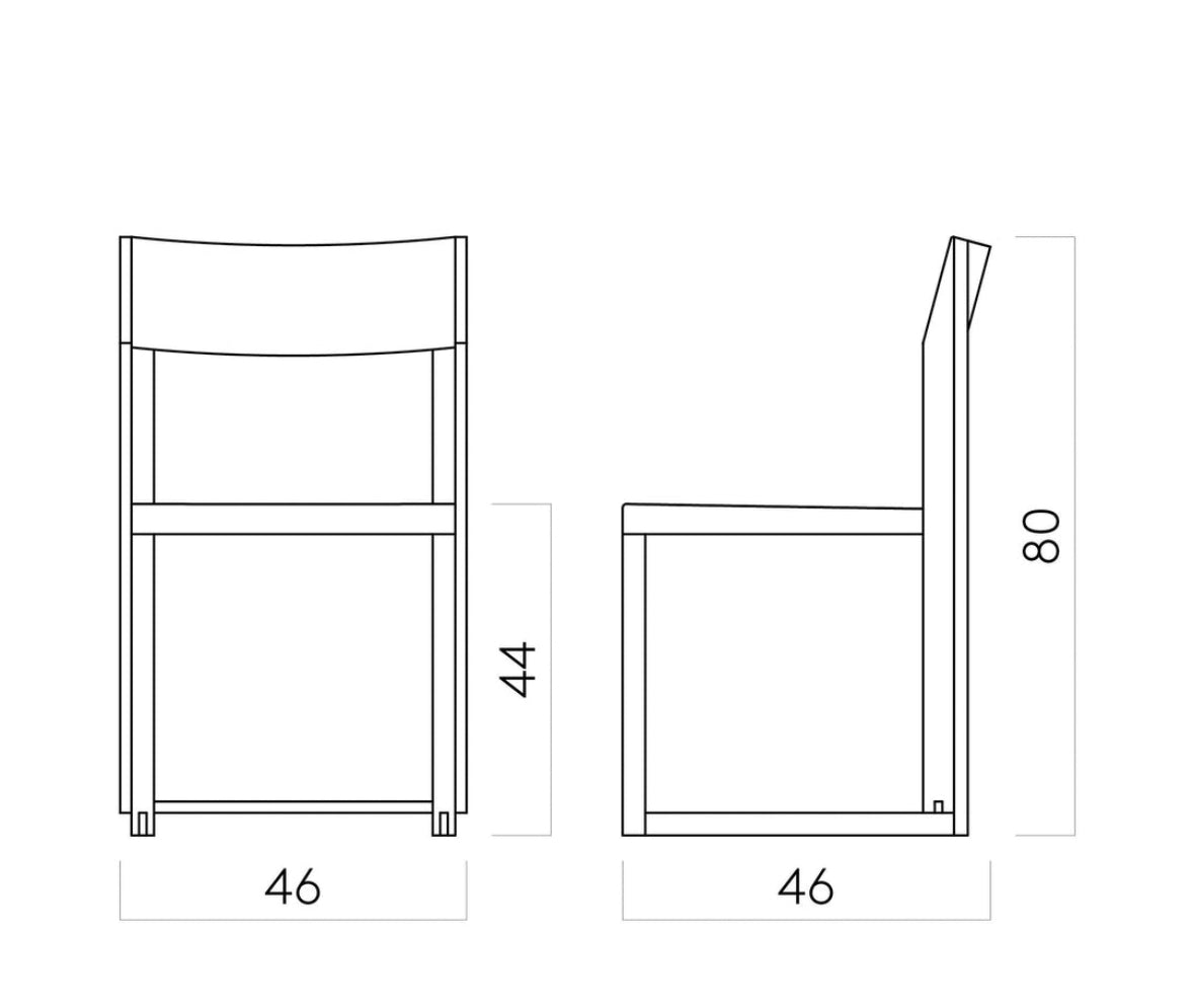 Kristina Dam: Outline chair