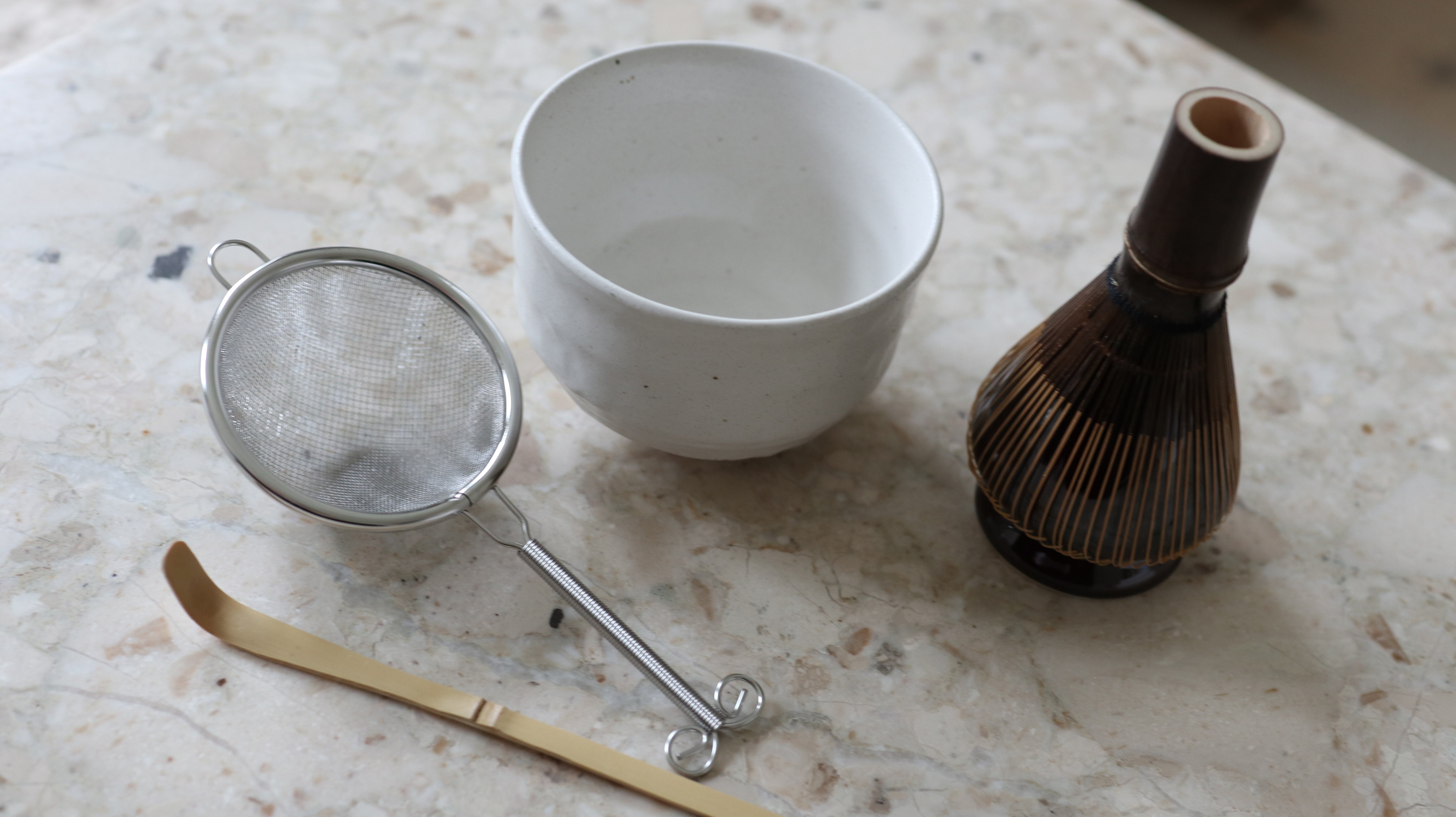 Japanese cup with white glaze - Matte