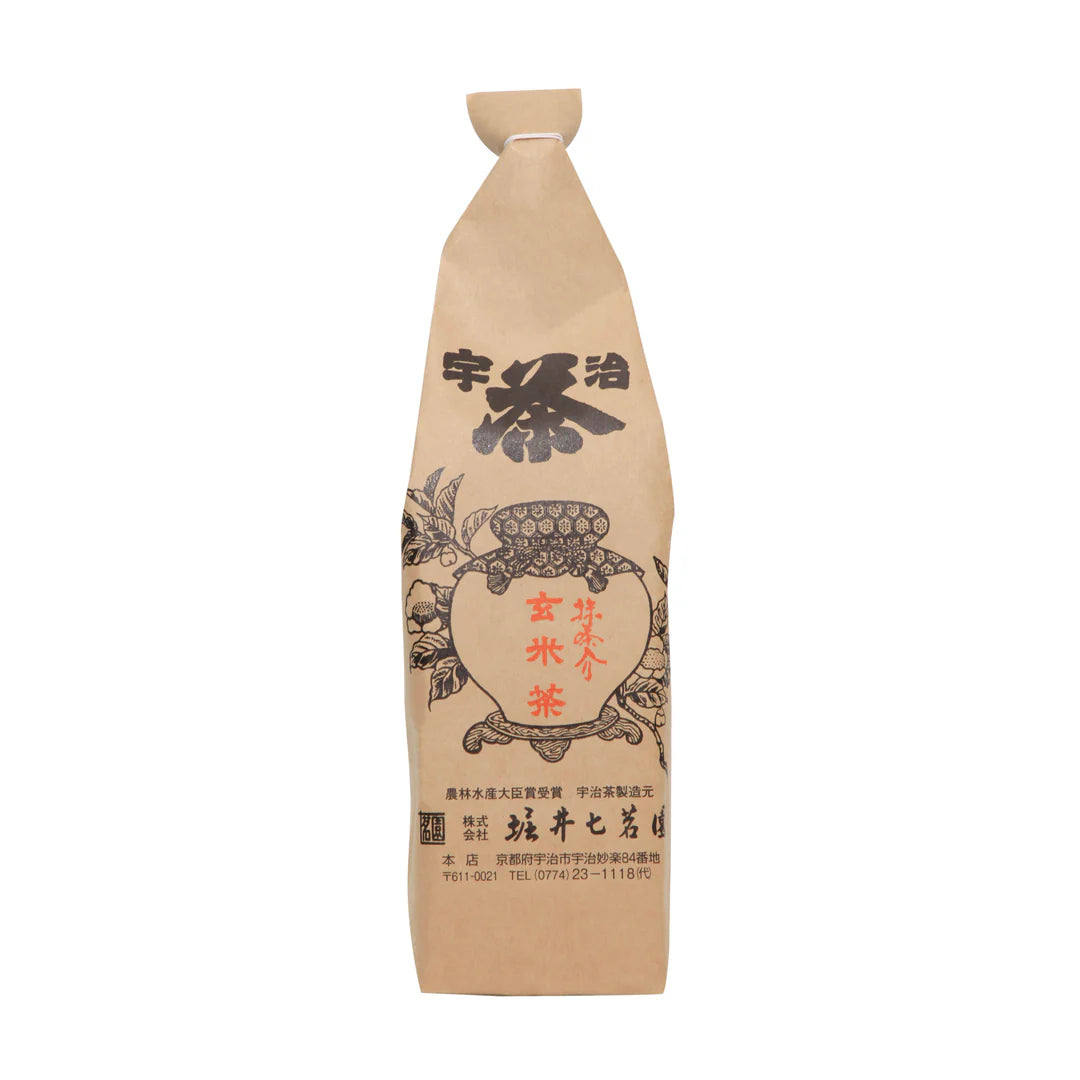 Horii Genmaicha green tea with roasted brown rice
