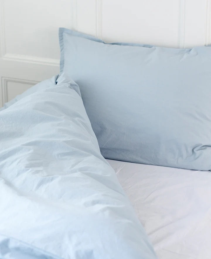 Stone Washed Dusty Blue duvet cover - Geismars