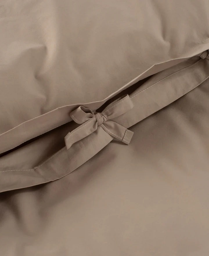 Stone Washed Taupe duvet cover - Geismars