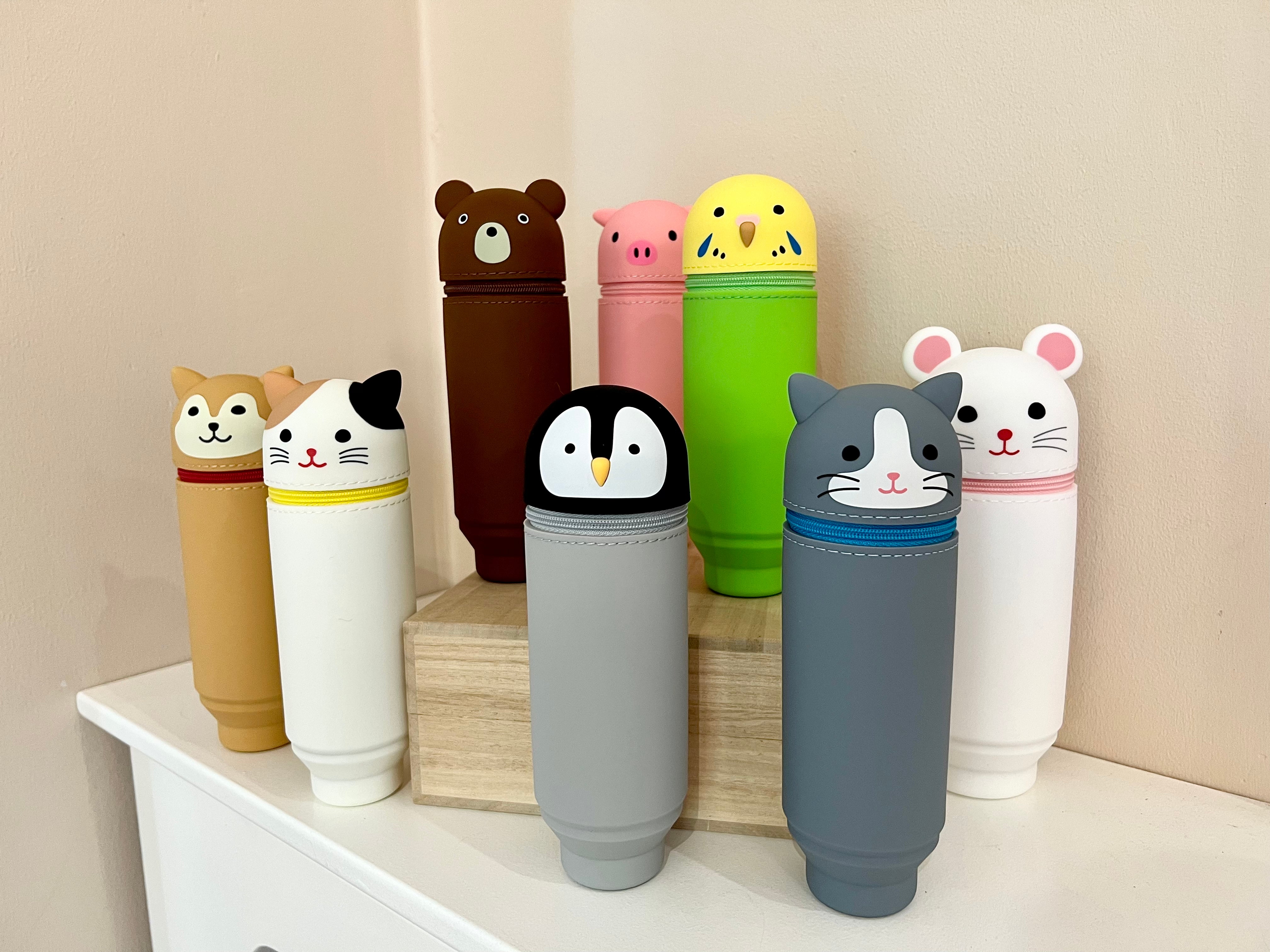 Pen houses with different animals