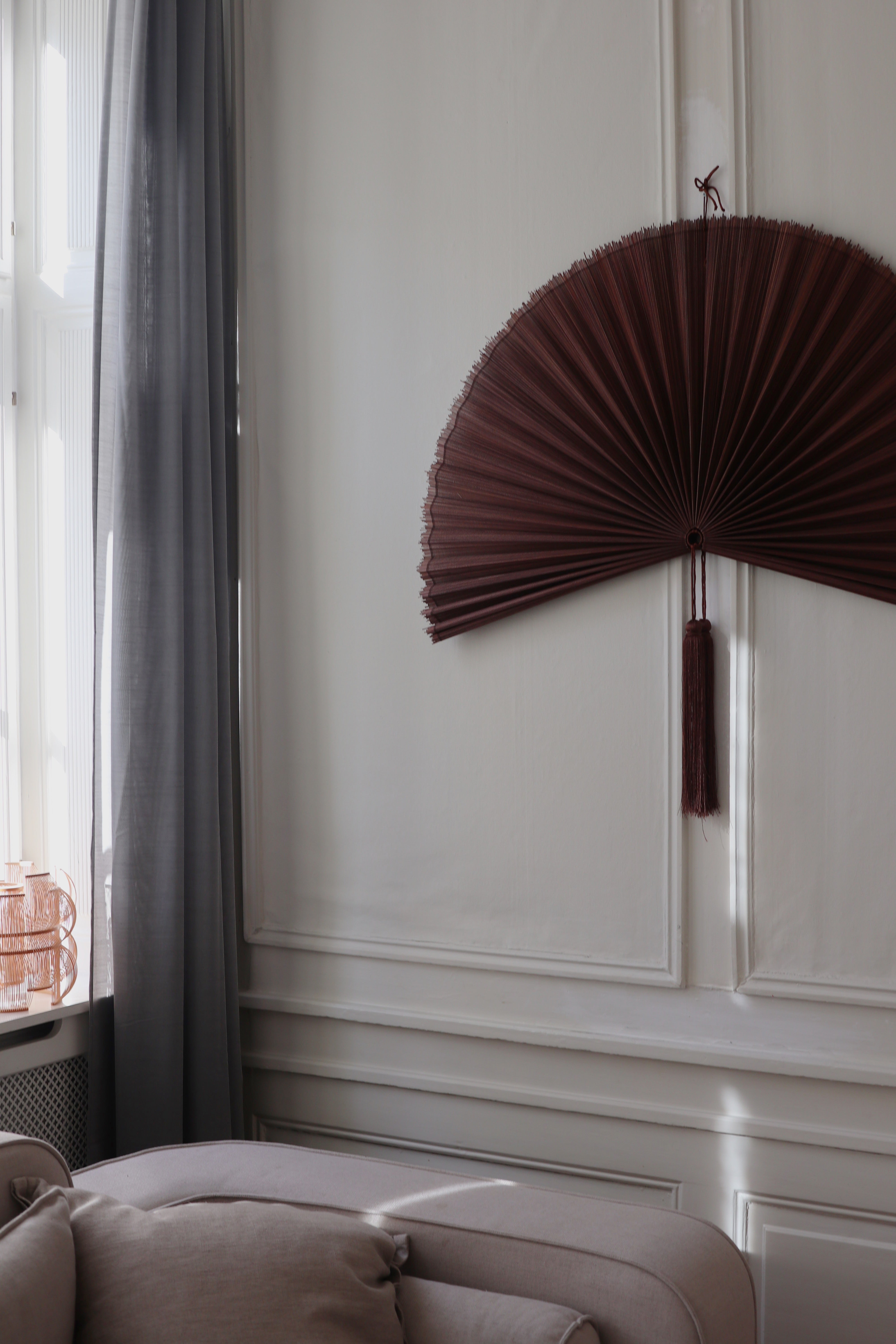Yume fan - Chocolate brown