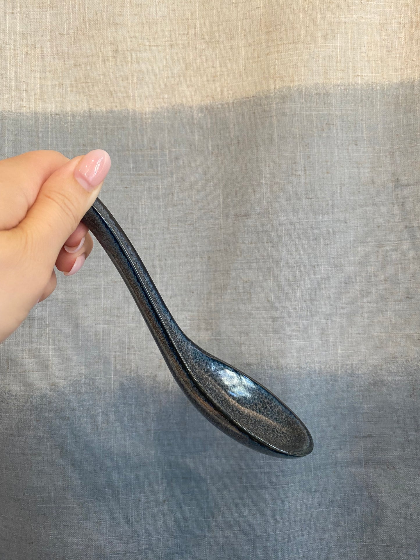 Keramikske til Ramen mørkeblå
