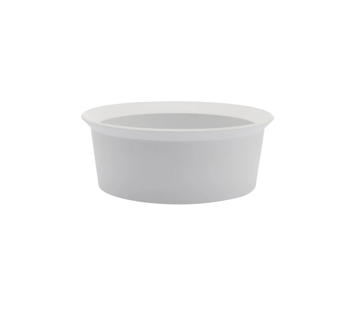 Arita: TY Round Bowl 160 unglazed grey