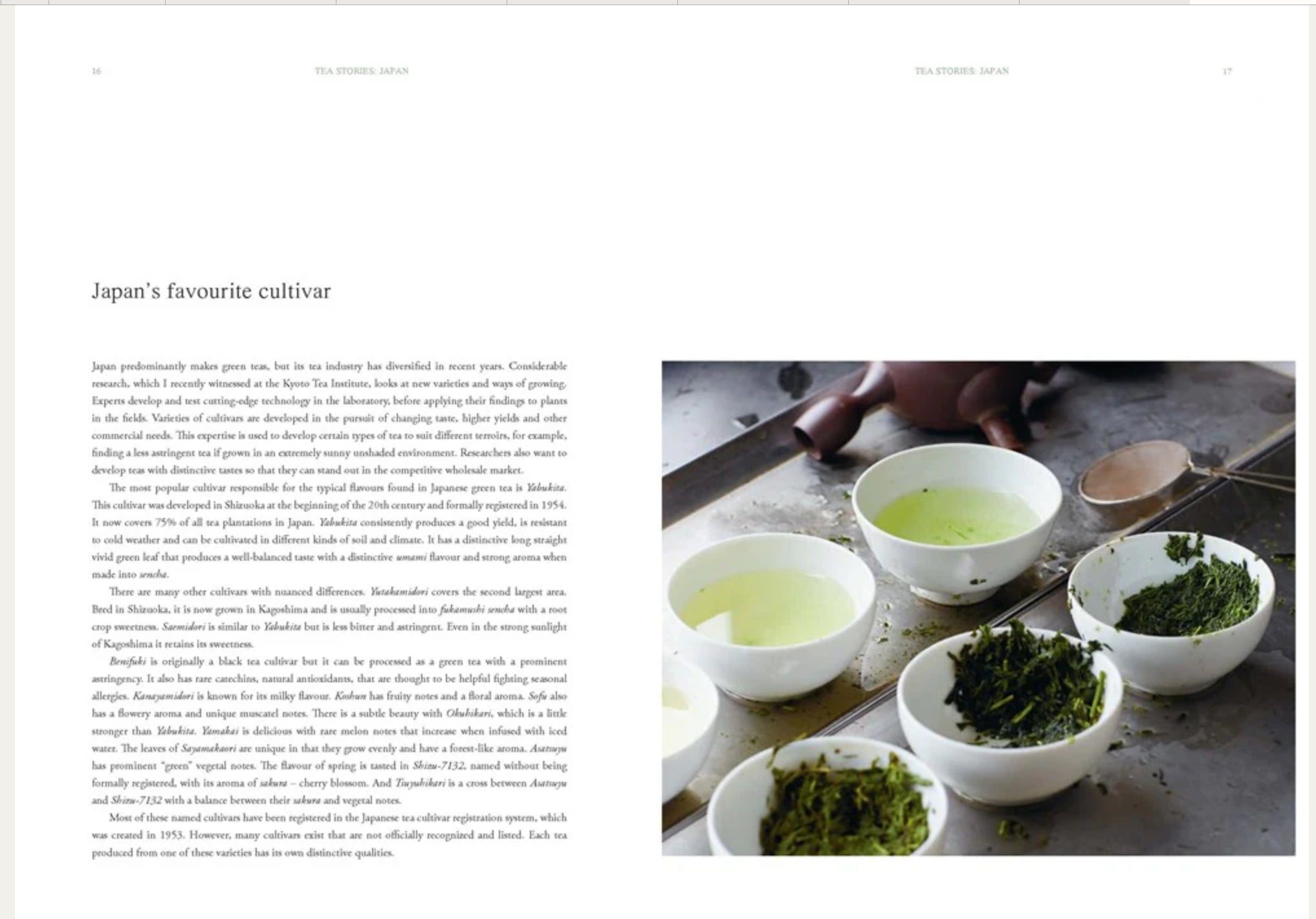 Coffee table book: Tea Stories: Japan