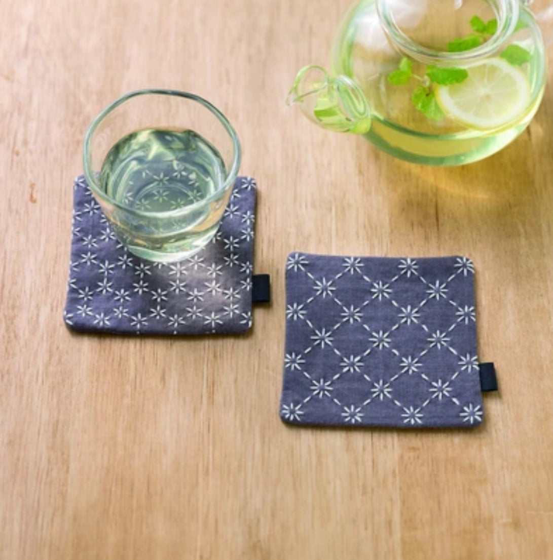 Sashiko broderisæt 2 bordskånere