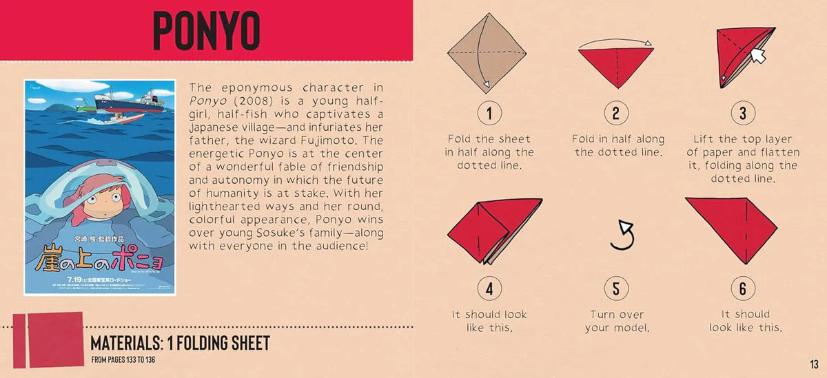 Studio Ghibli Origami - Totoro