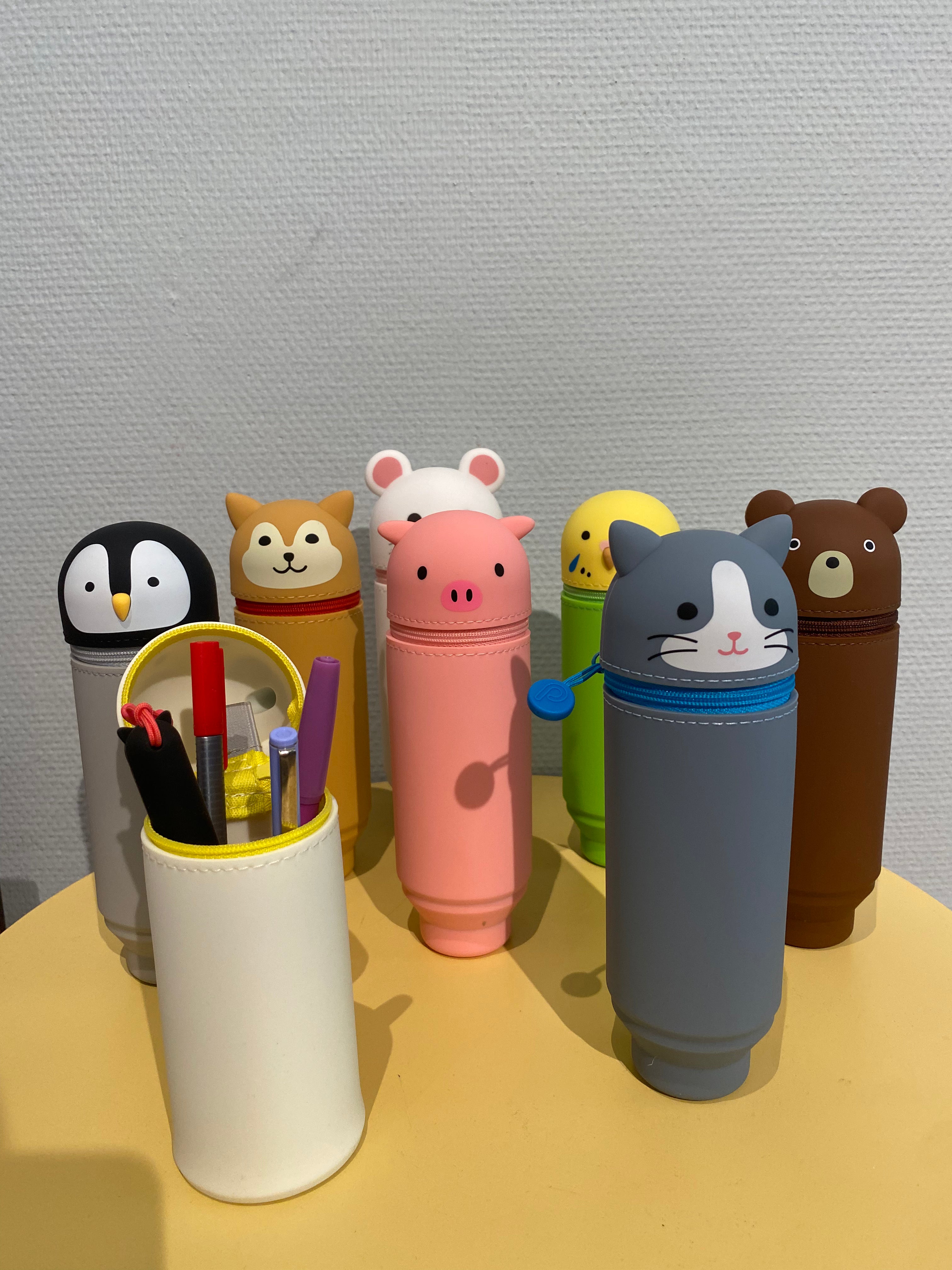 Pen houses with different animals