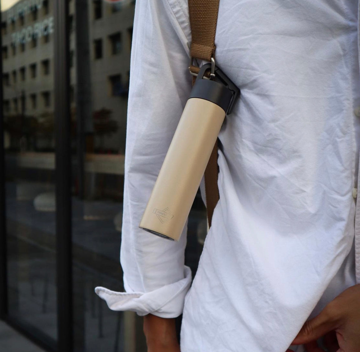 Pocketle thermos cups with handle