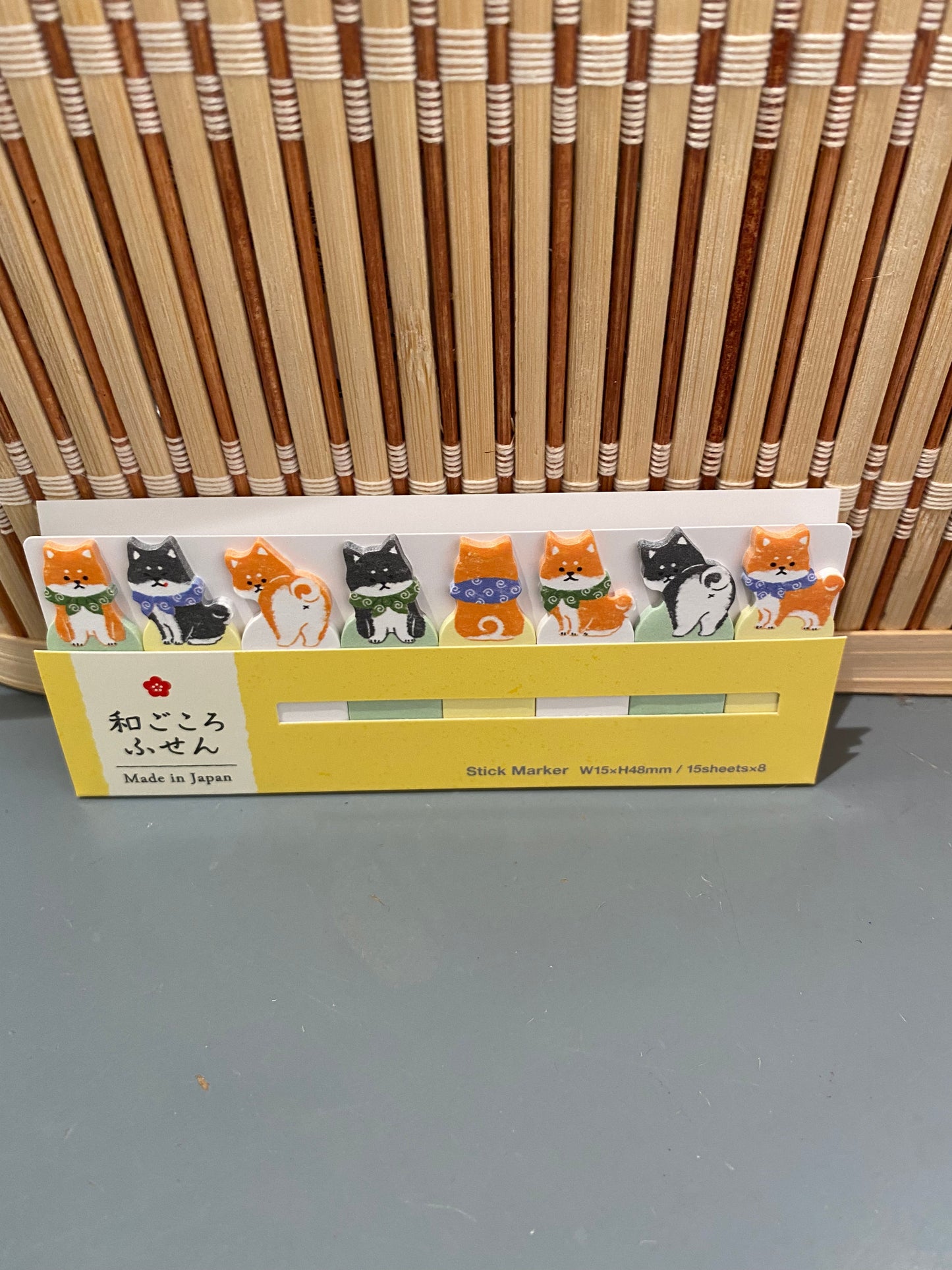 Stick notes - stor: Ninja, kat og shiba