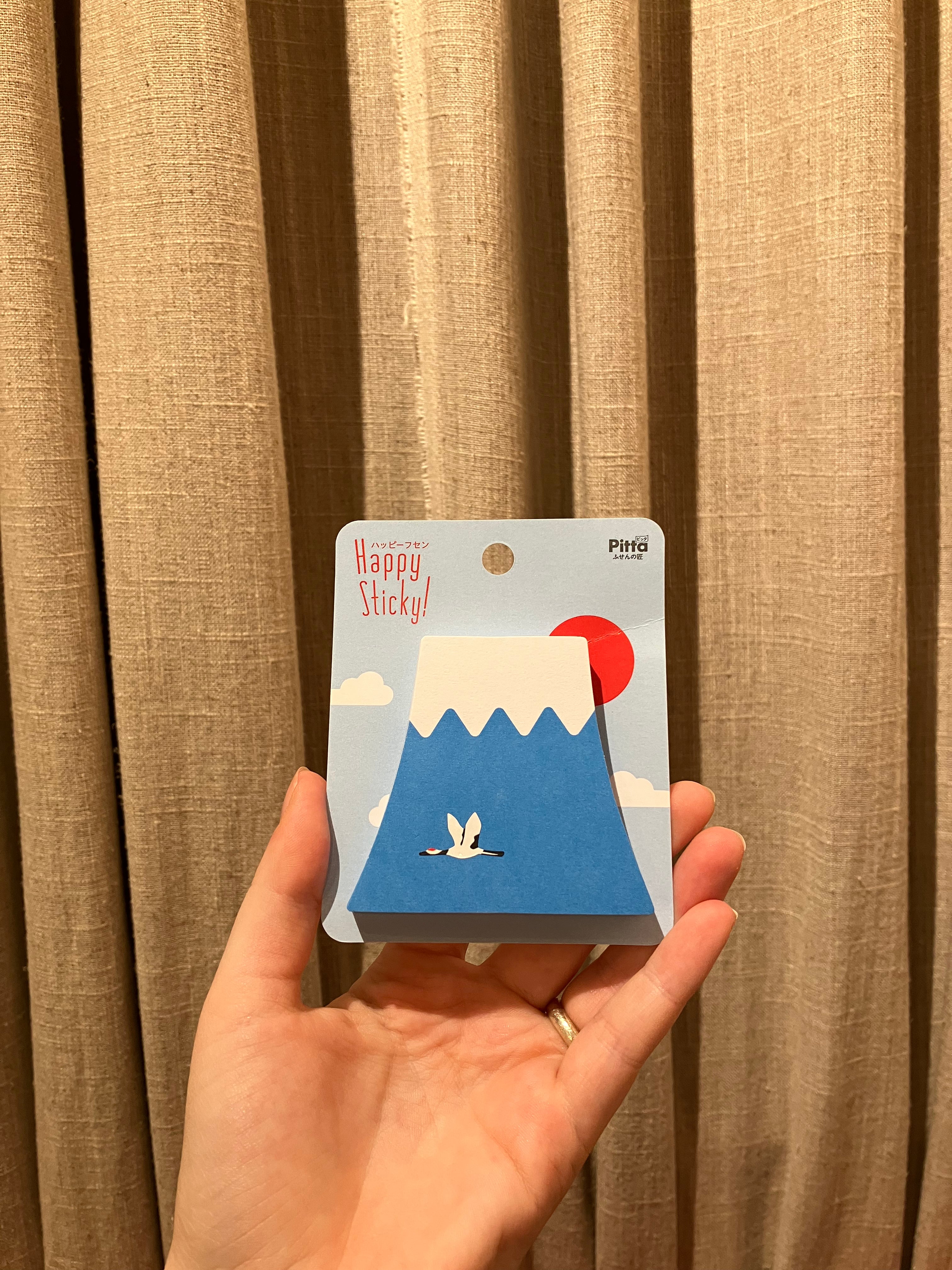 Post-it - Mount Fuji and crane
