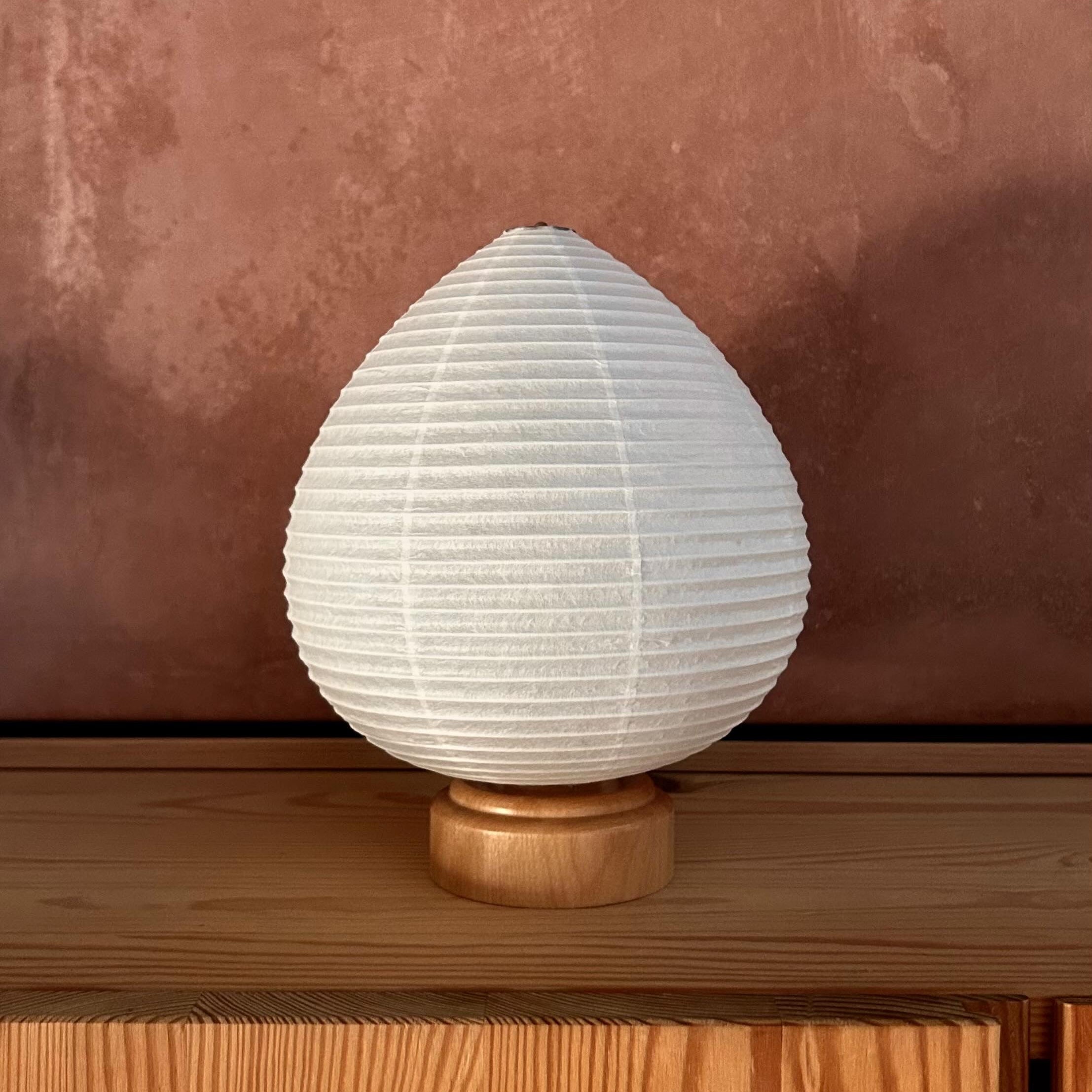 Small drop lamp in rice paper