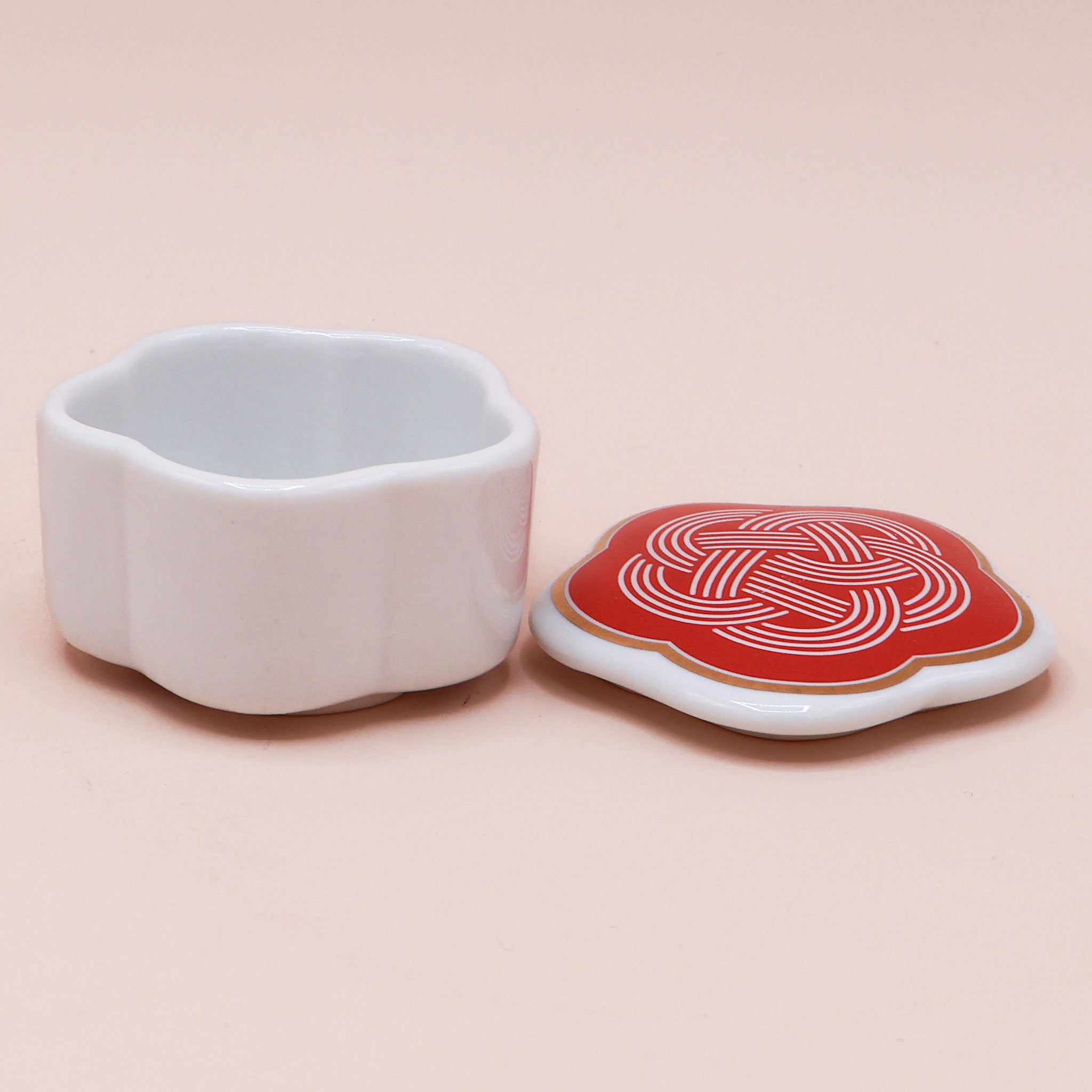 Jar with lid - Red knot