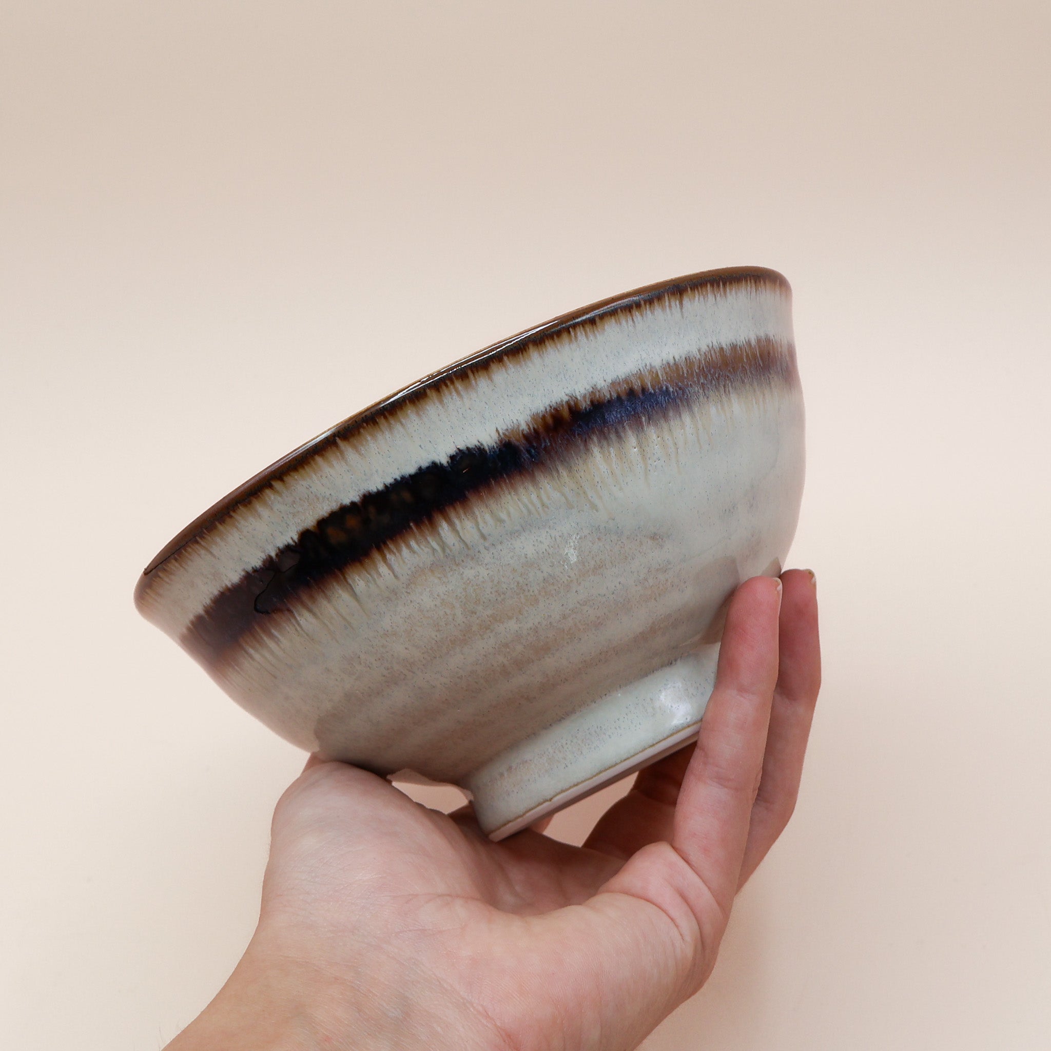 Brown stripe - Noodle bowl Ø16