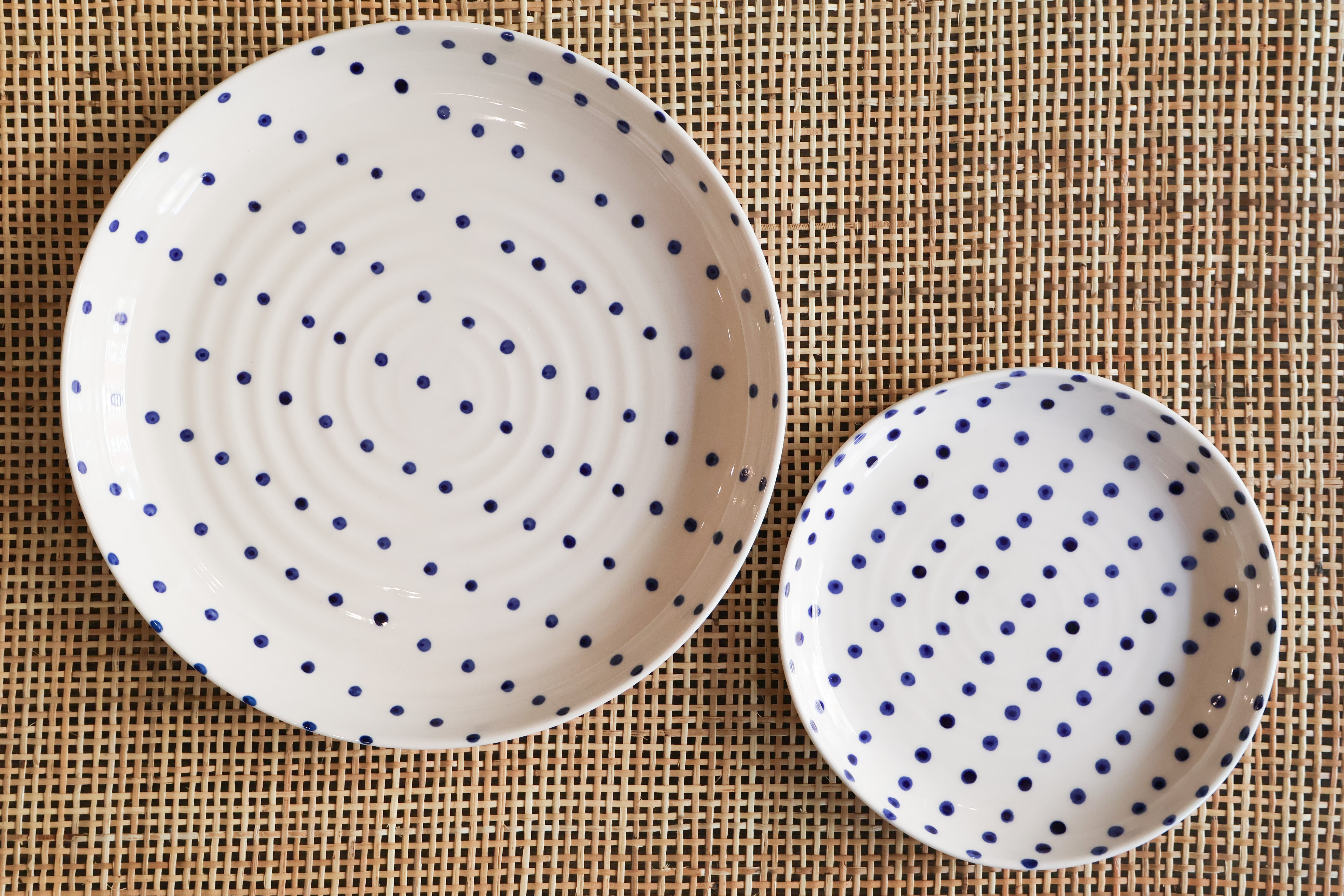 Sakura Stel - Tallerken med prikker