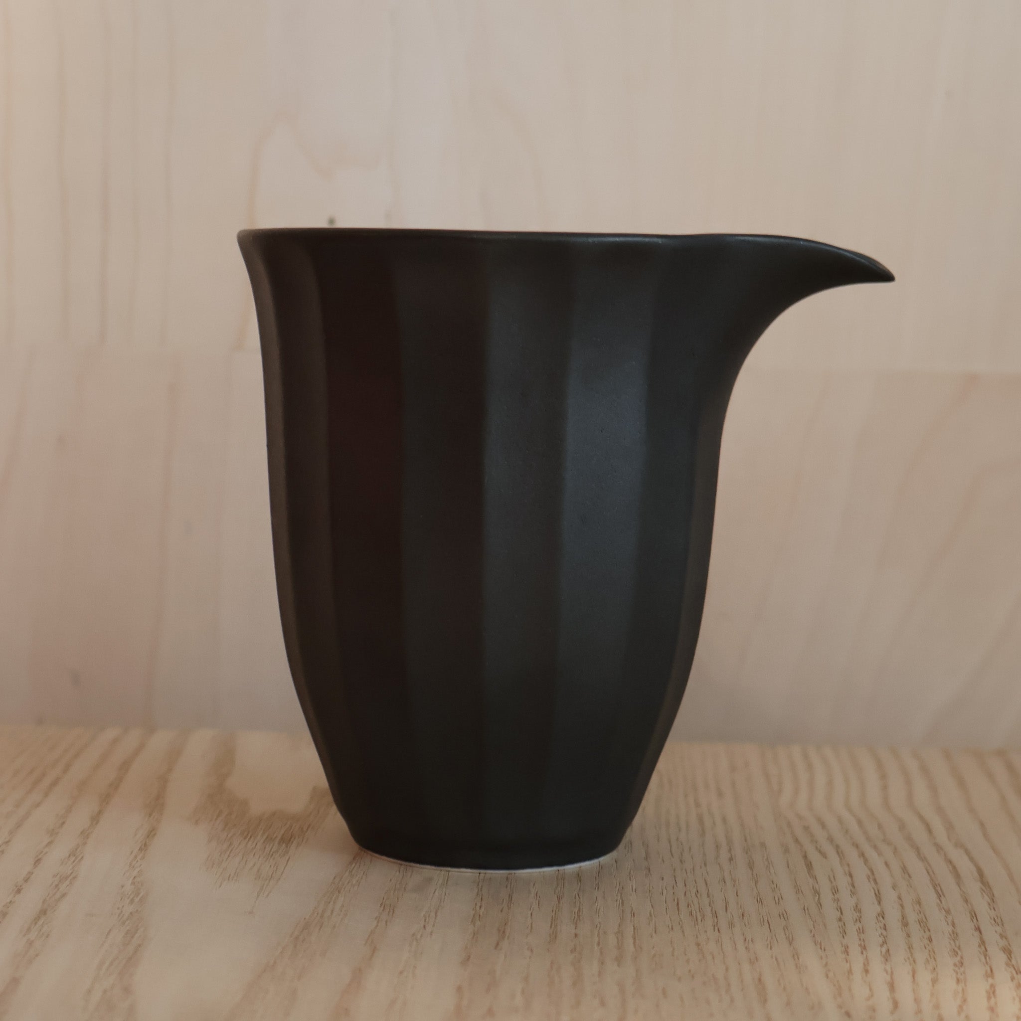 Ceramic jug - dark brown