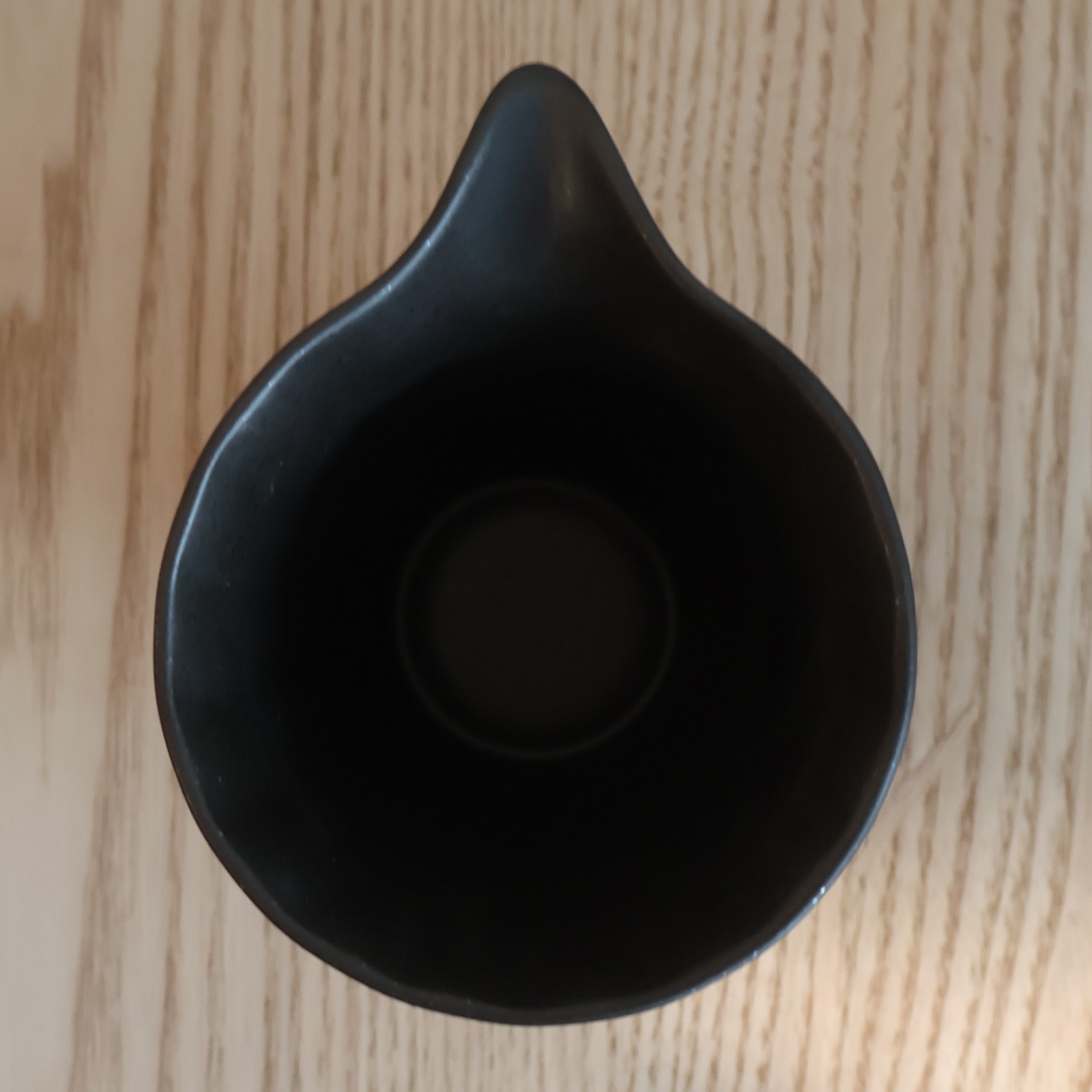 Ceramic jug - dark brown
