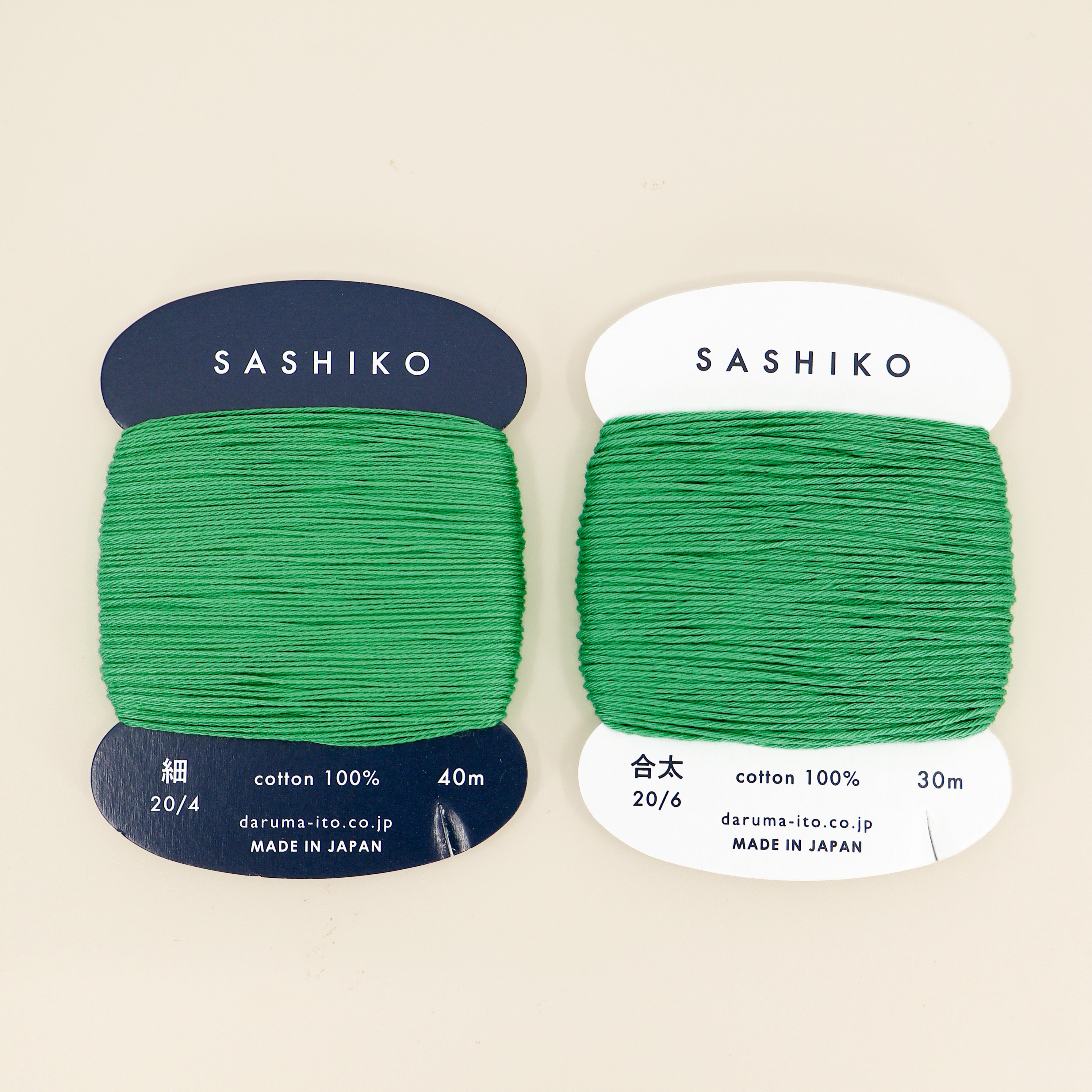 Sashiko tråd fra Daruma - Turkisgrøn / 207