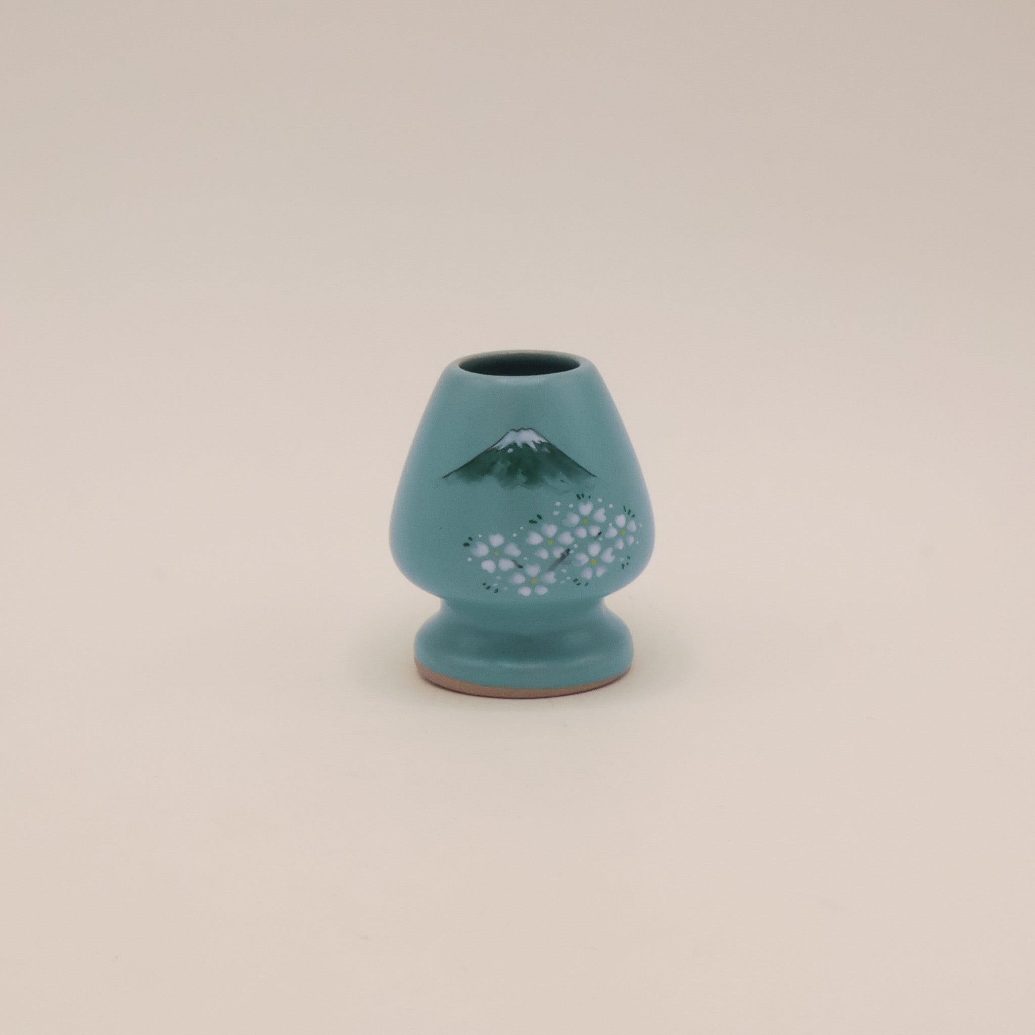 Matcha piskeris holdere med håndmalede motiver / Chasen Naoshi (flere varianter)