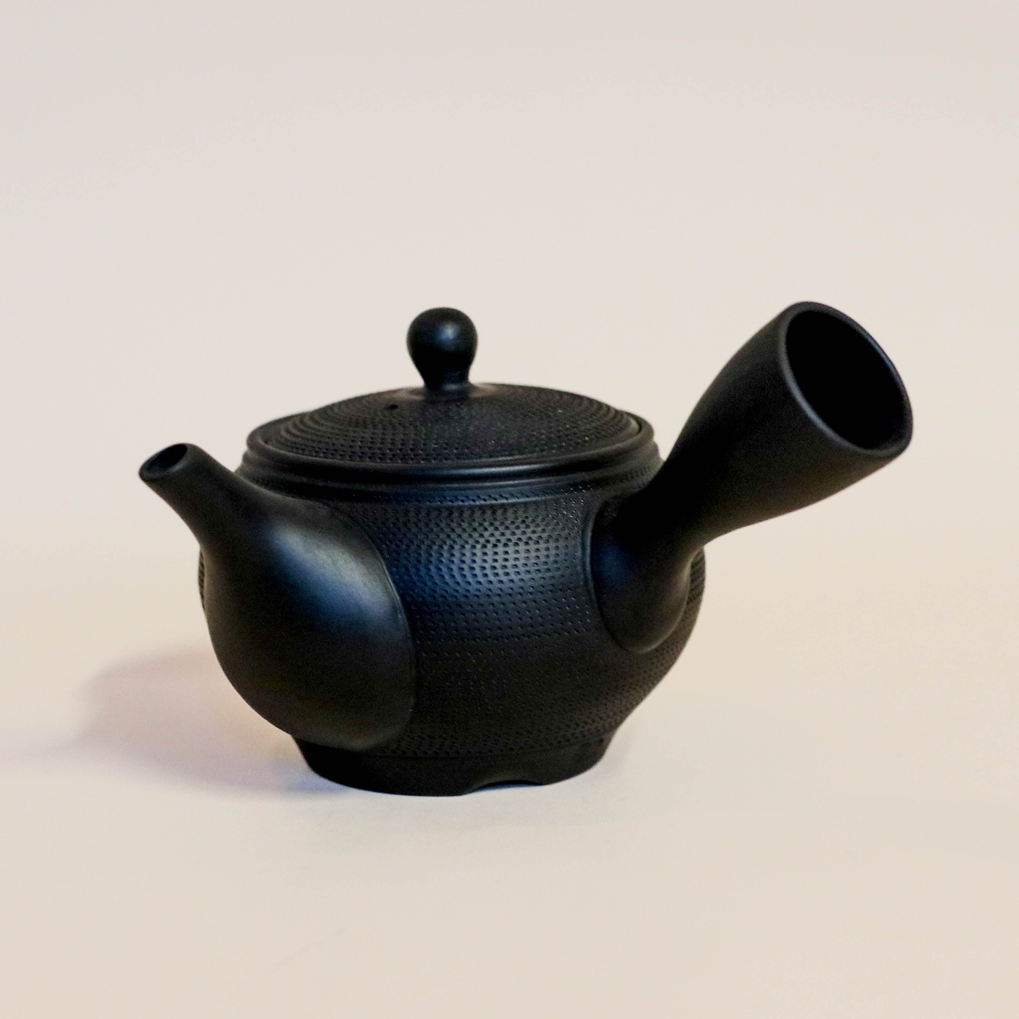 (Missing SKU, quantity) Small black teapot with handle