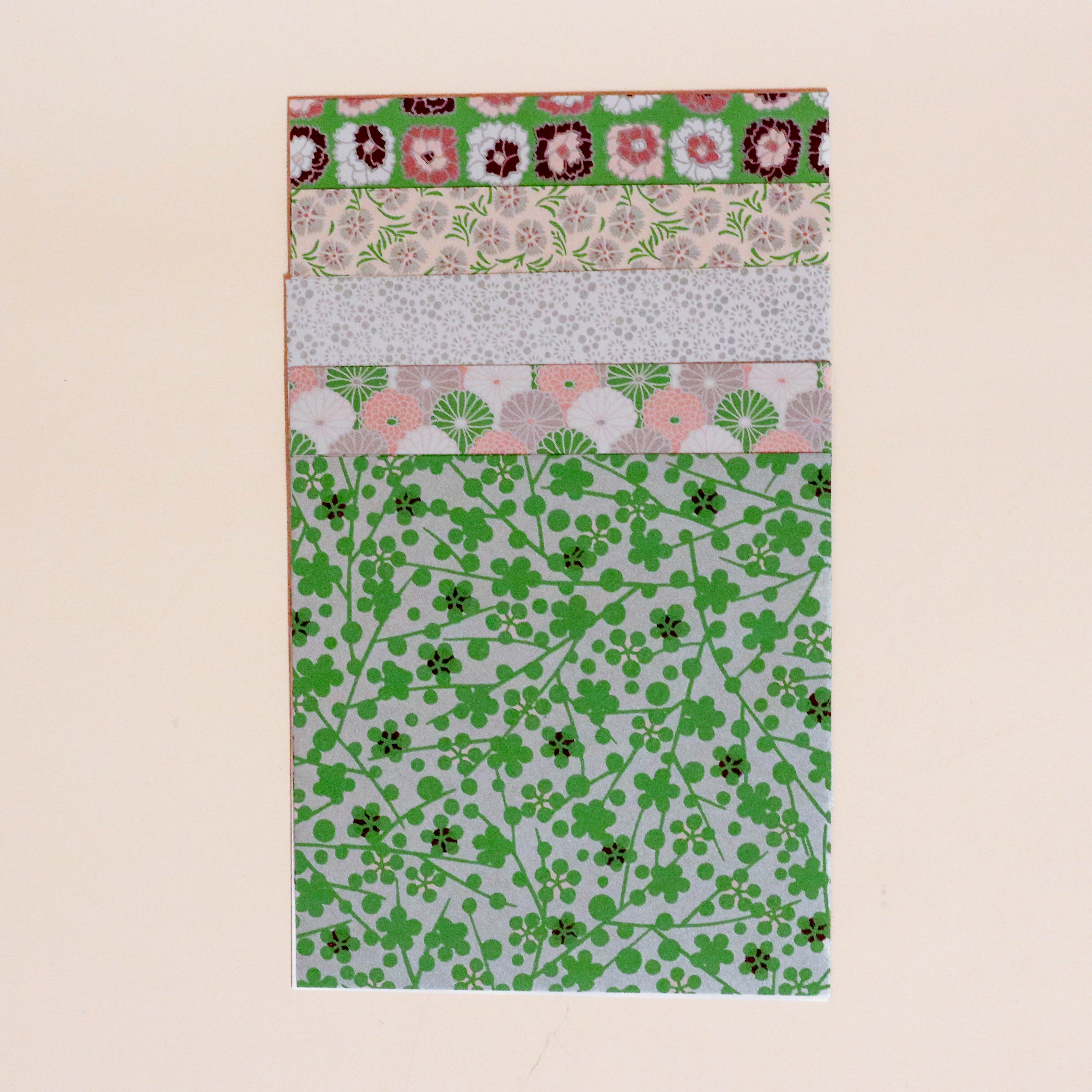 Origami with flowers (More variants)