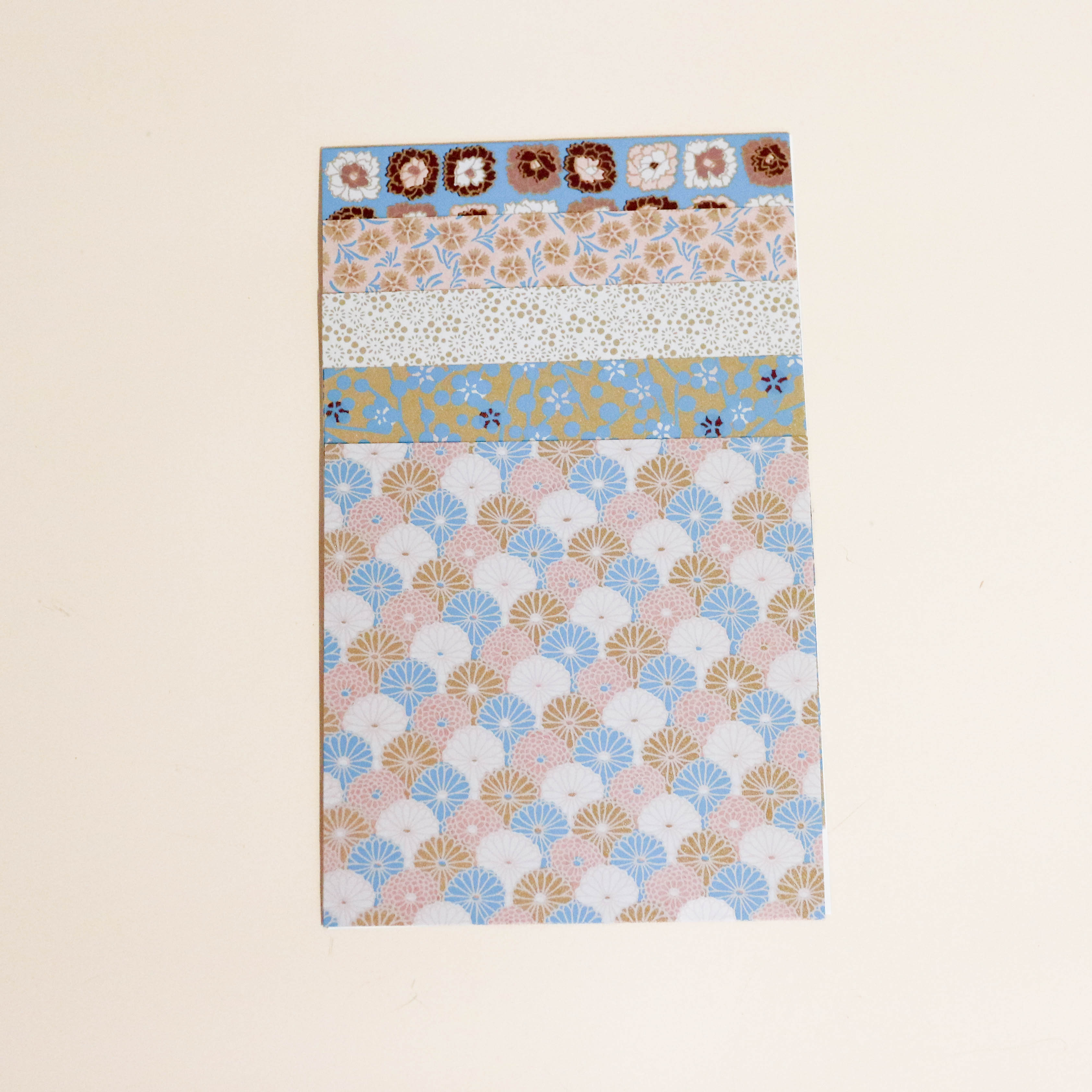 Origami with flowers (More variants)