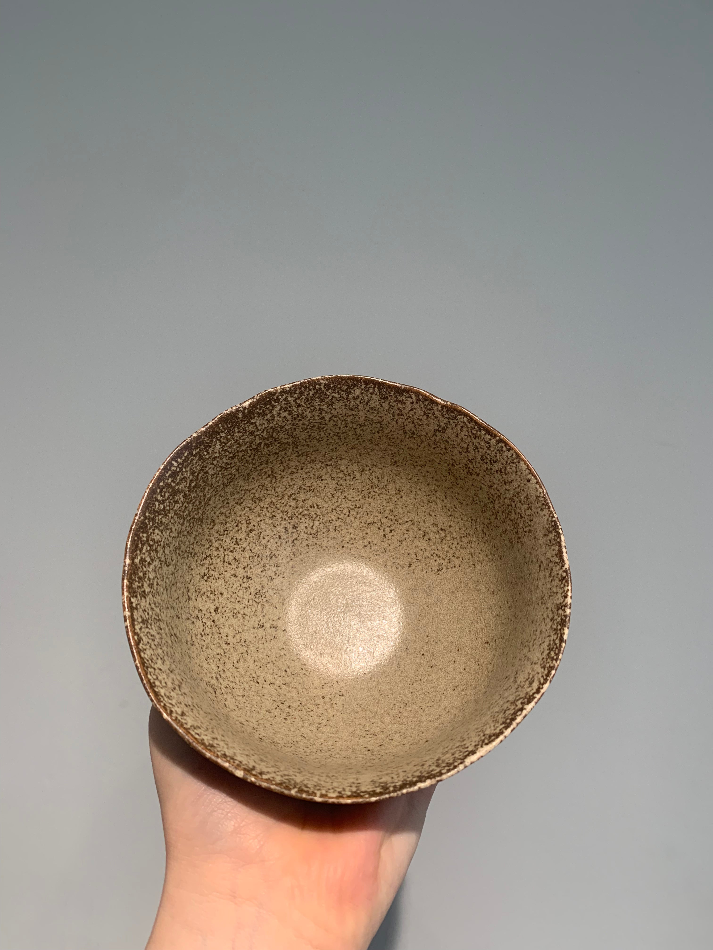 Bowl with brown glaze