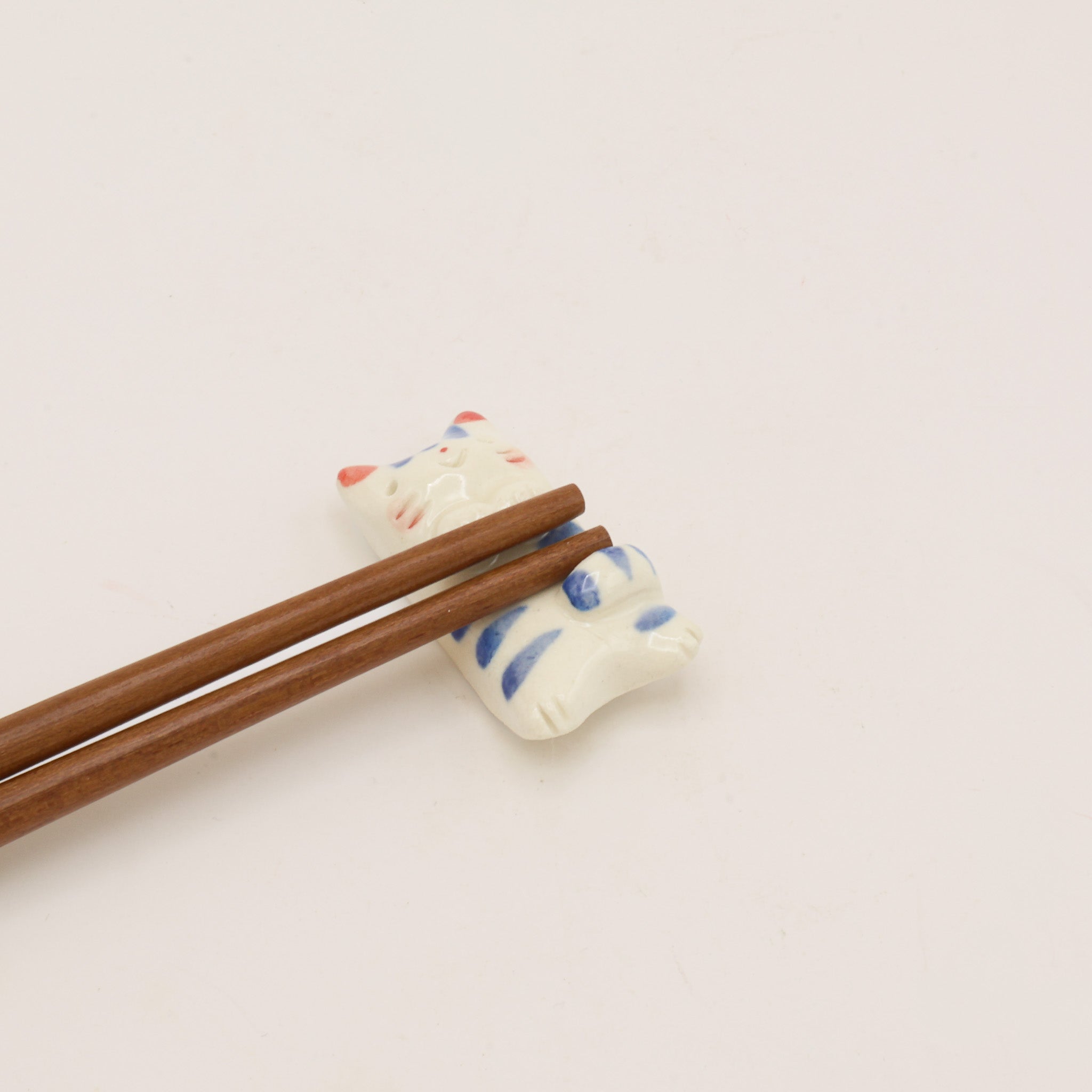 Chopstick Rest - Cat with Blue Stripes