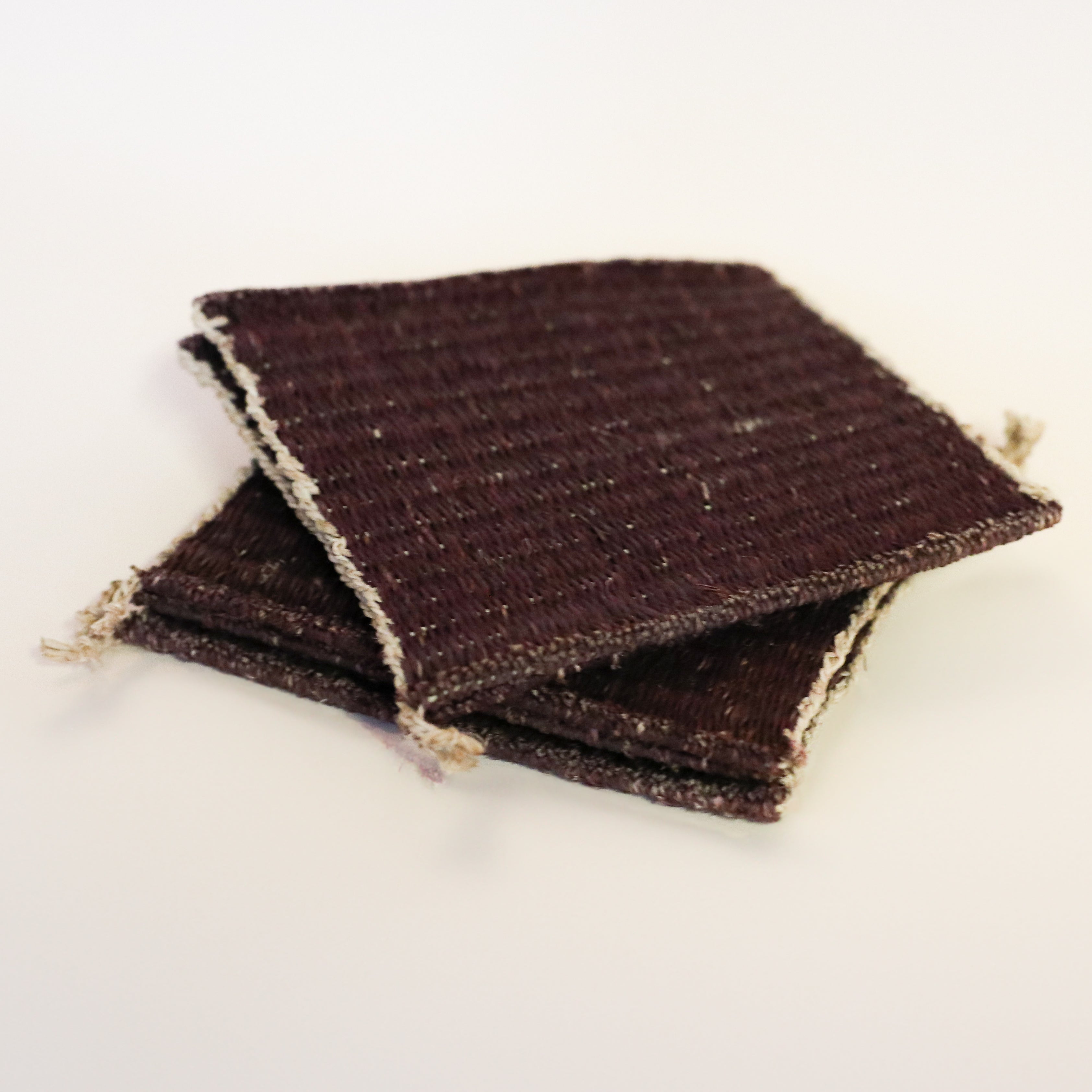 Coaster / bordskåner i jute, mørk