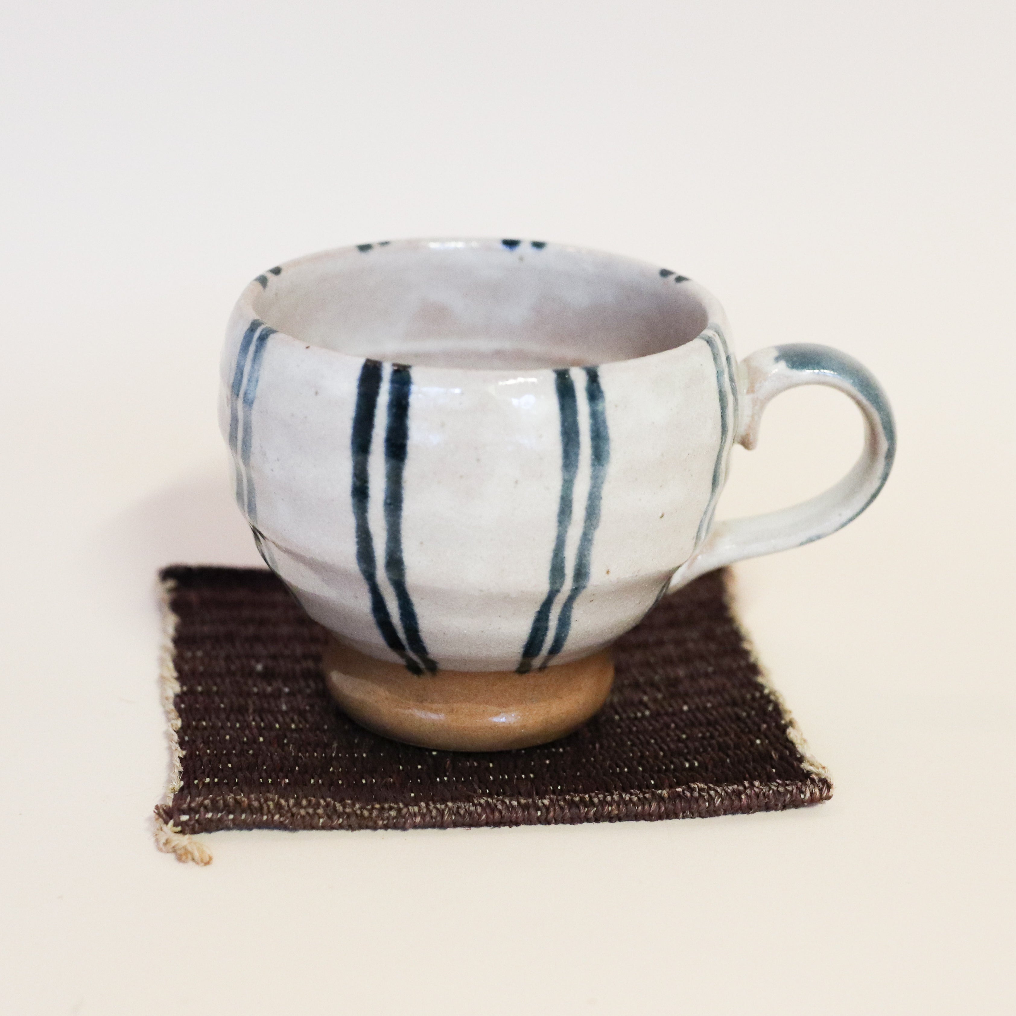 Coaster / bordskåner i jute, mørk