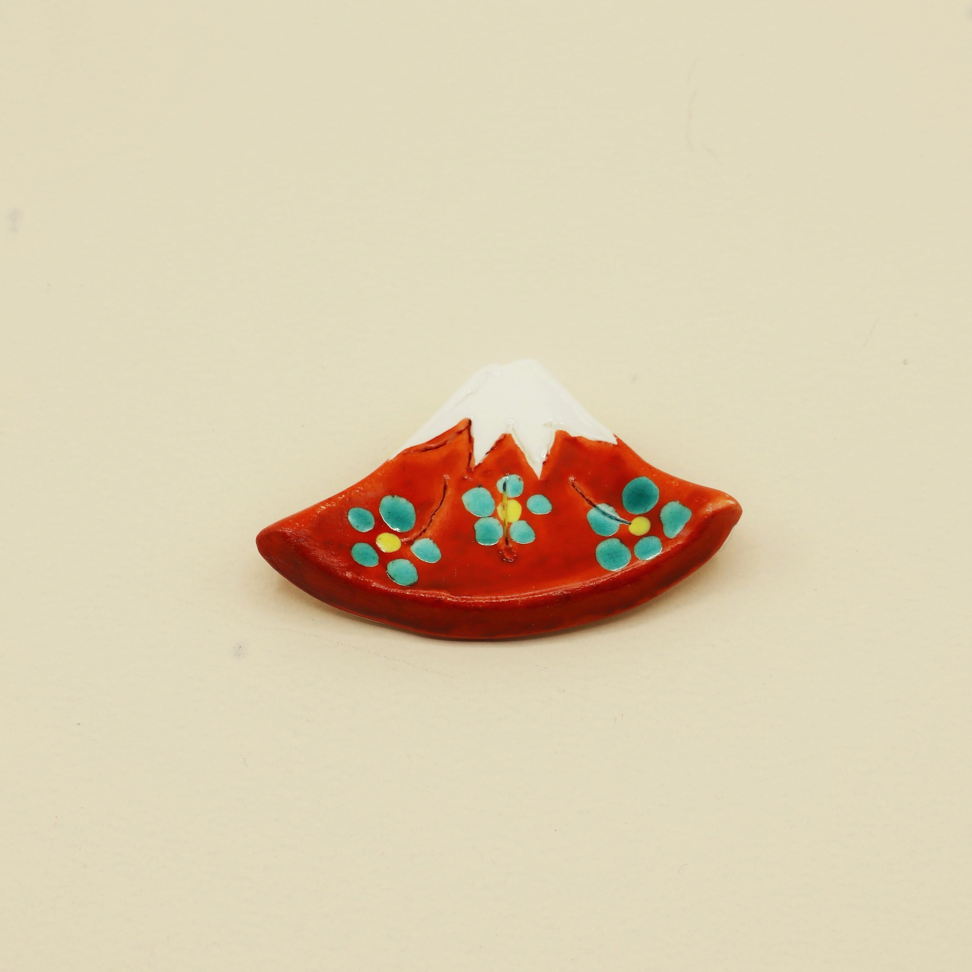 Chopstick holder - Mount Fuji red