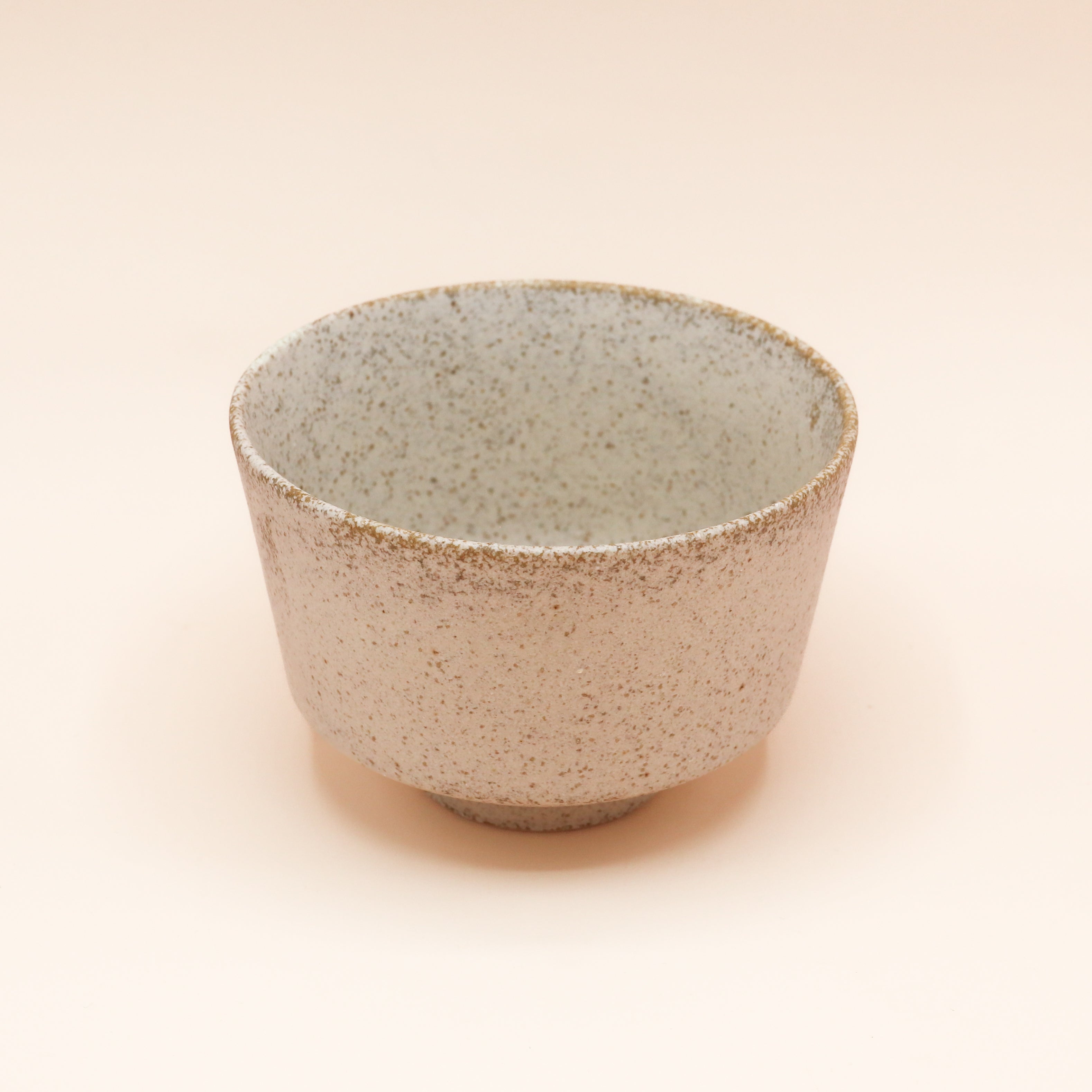 Matchakop - Rustik hvid og brun