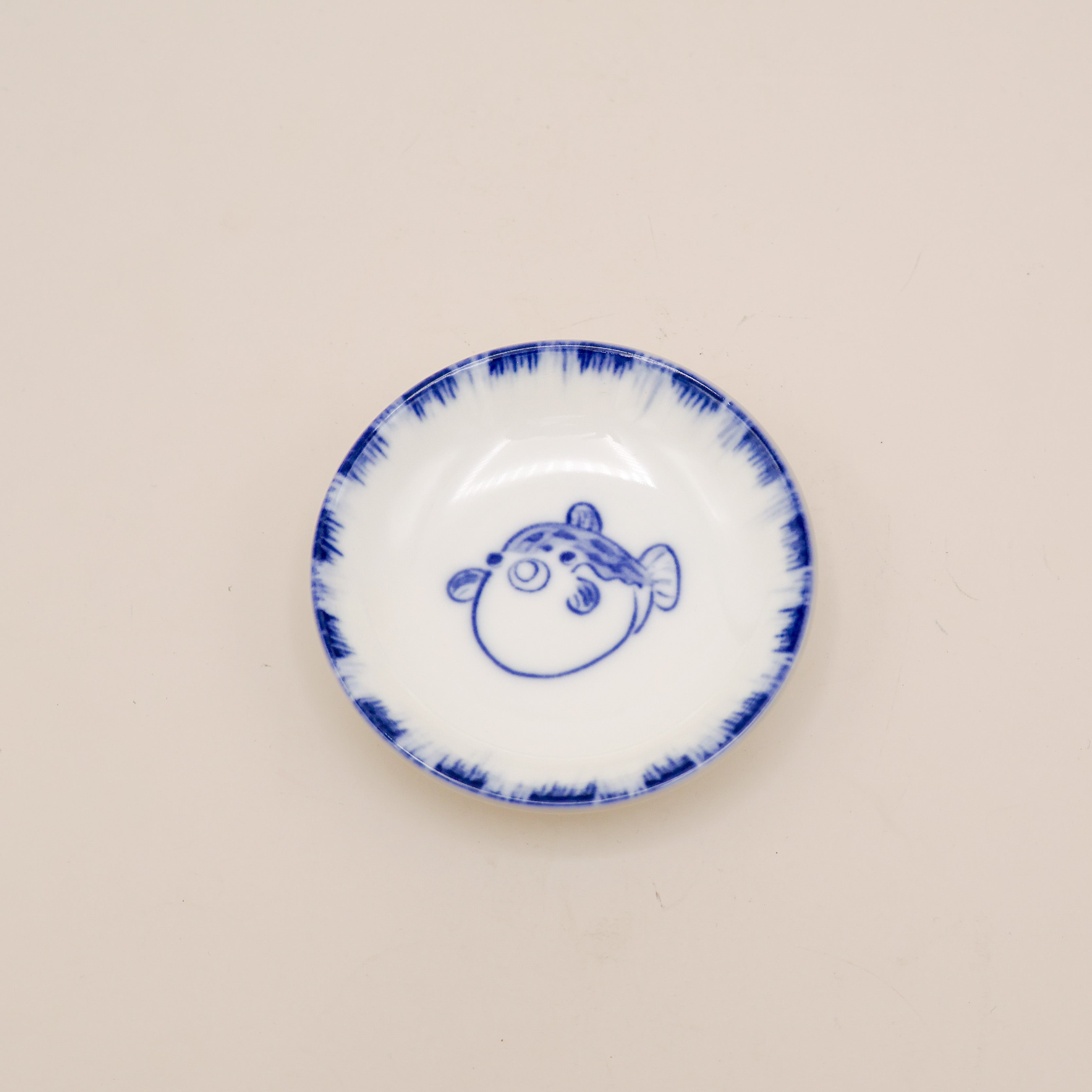 Sojaskål med kuglefisk