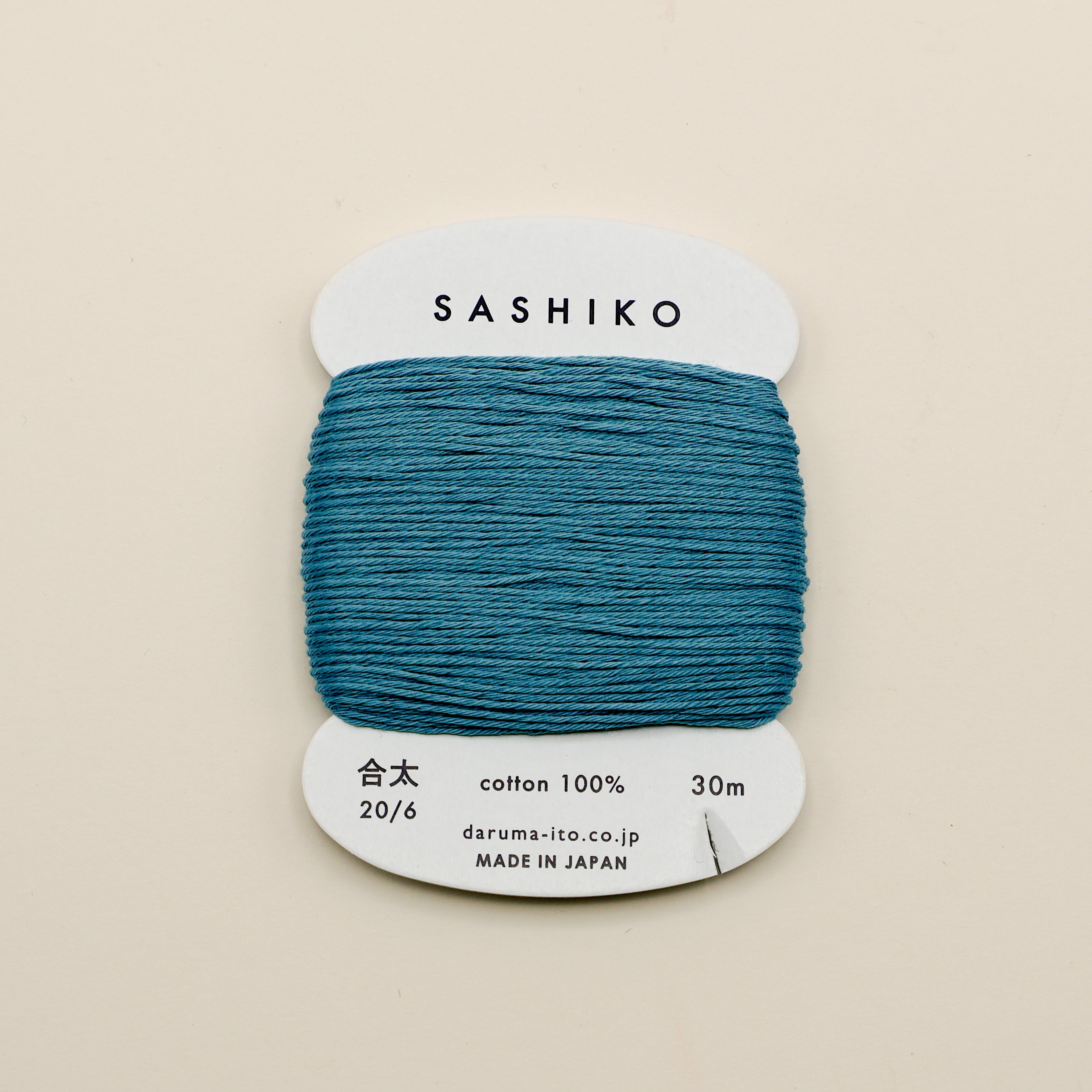 Sashiko tråd fra Daruma - Teal / 205