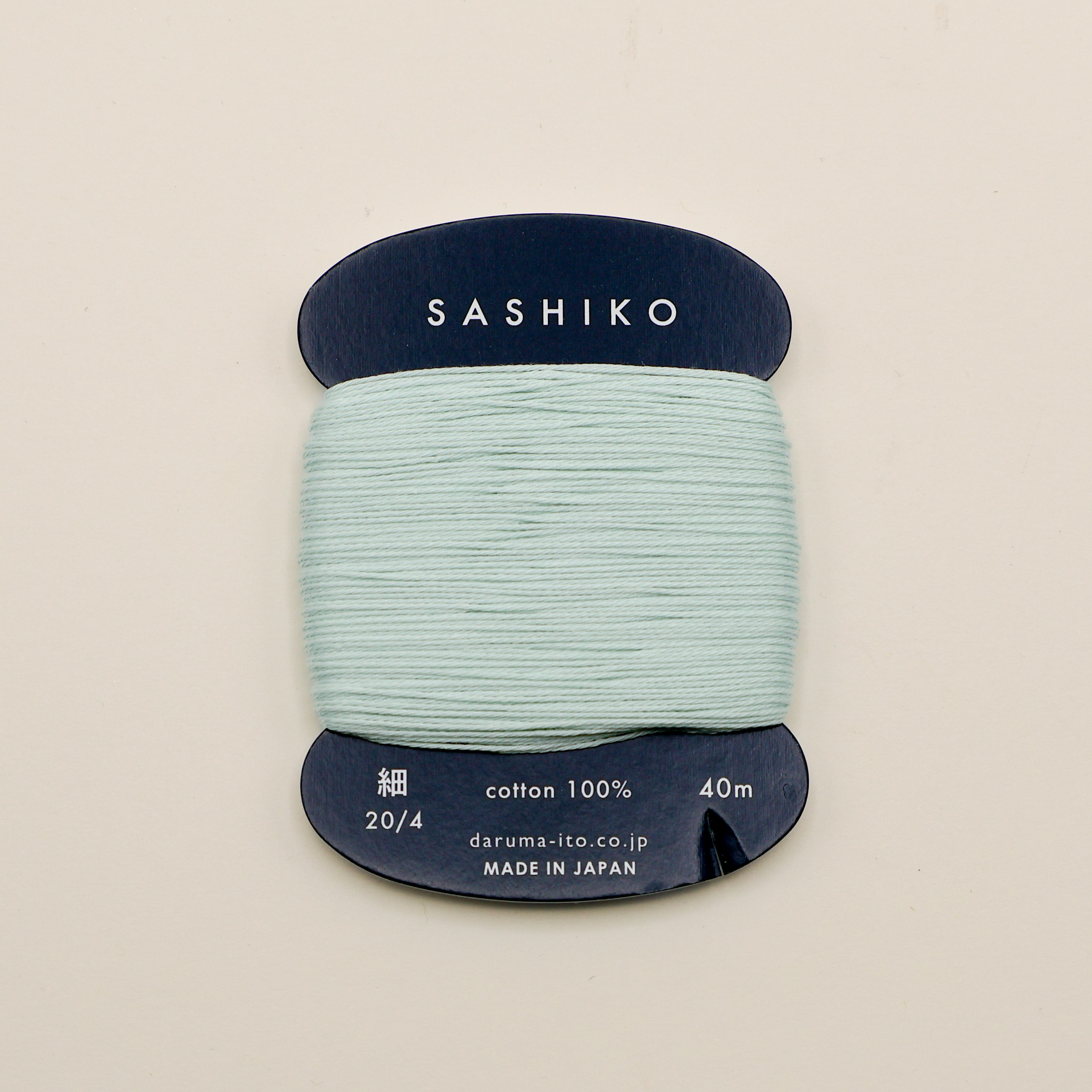 Sashiko tråd fra Daruma - Mint / 206