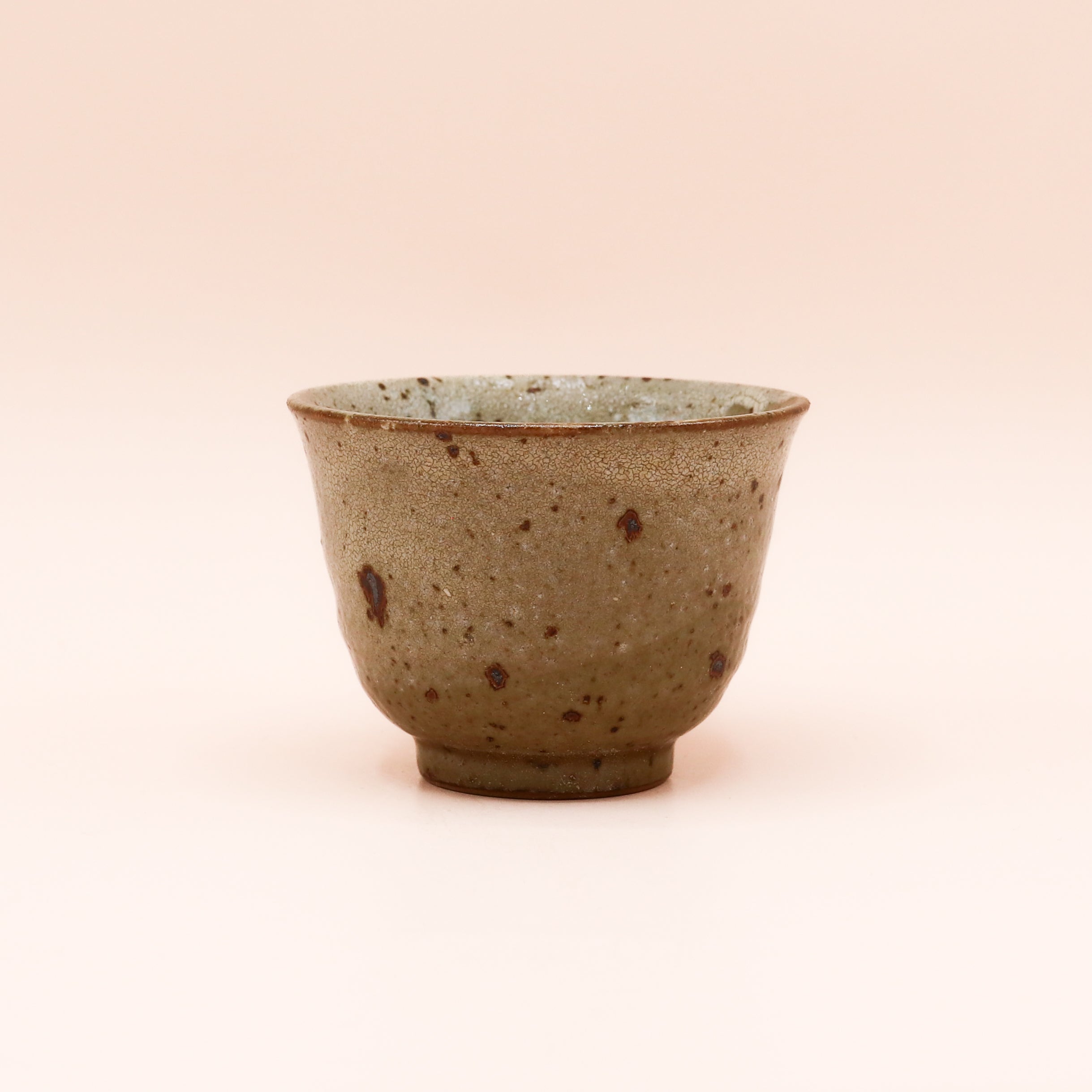 Japansk tekop med brune nister