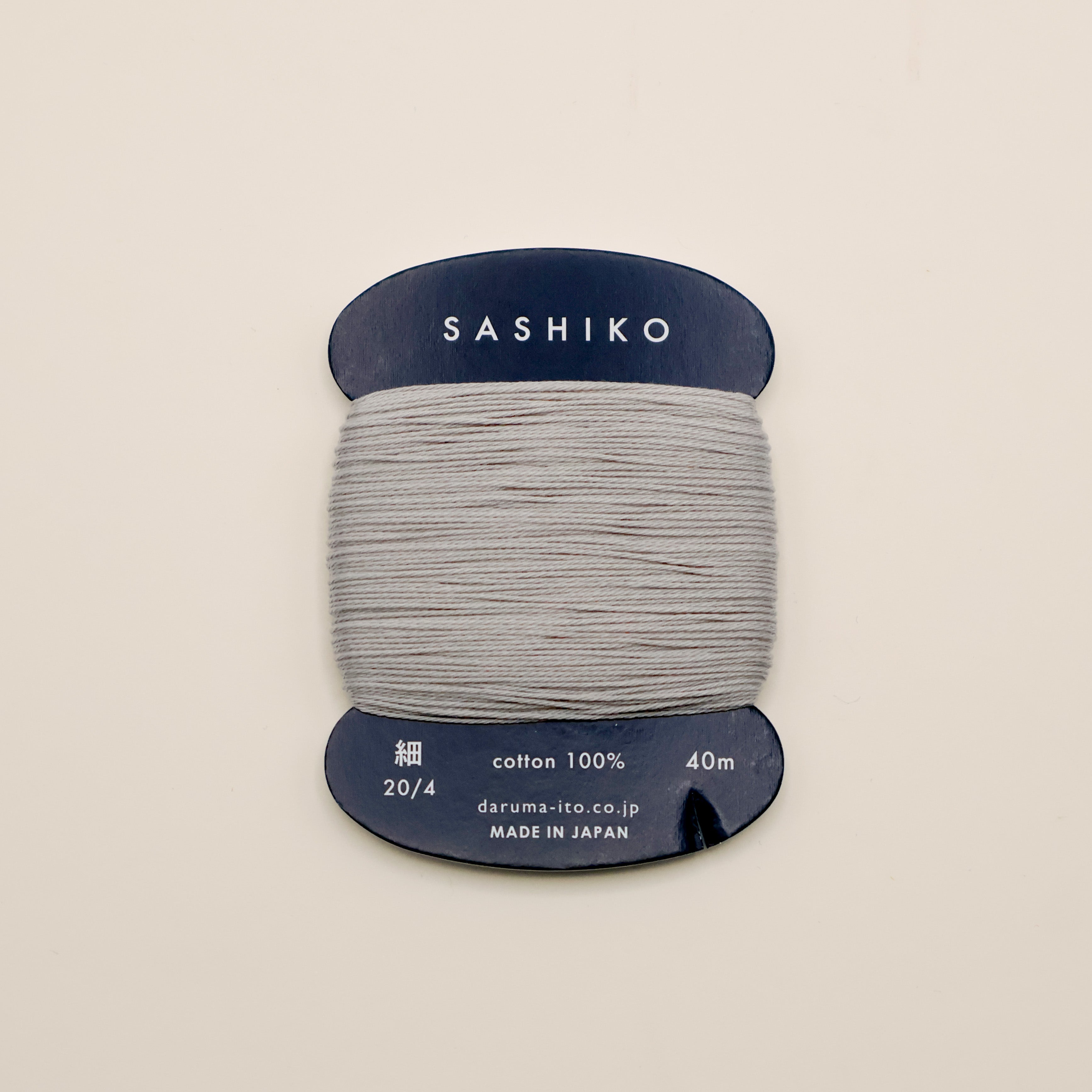 Sashiko tråd fra Daruma - Grå / 217